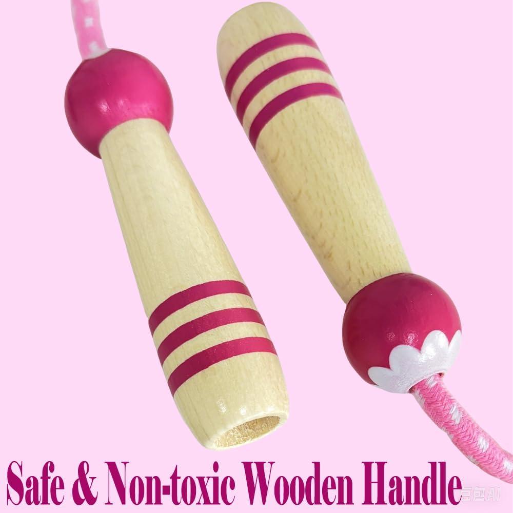 Cuerda de Saltar Ajustable Homello para Niños - Mango de Madera