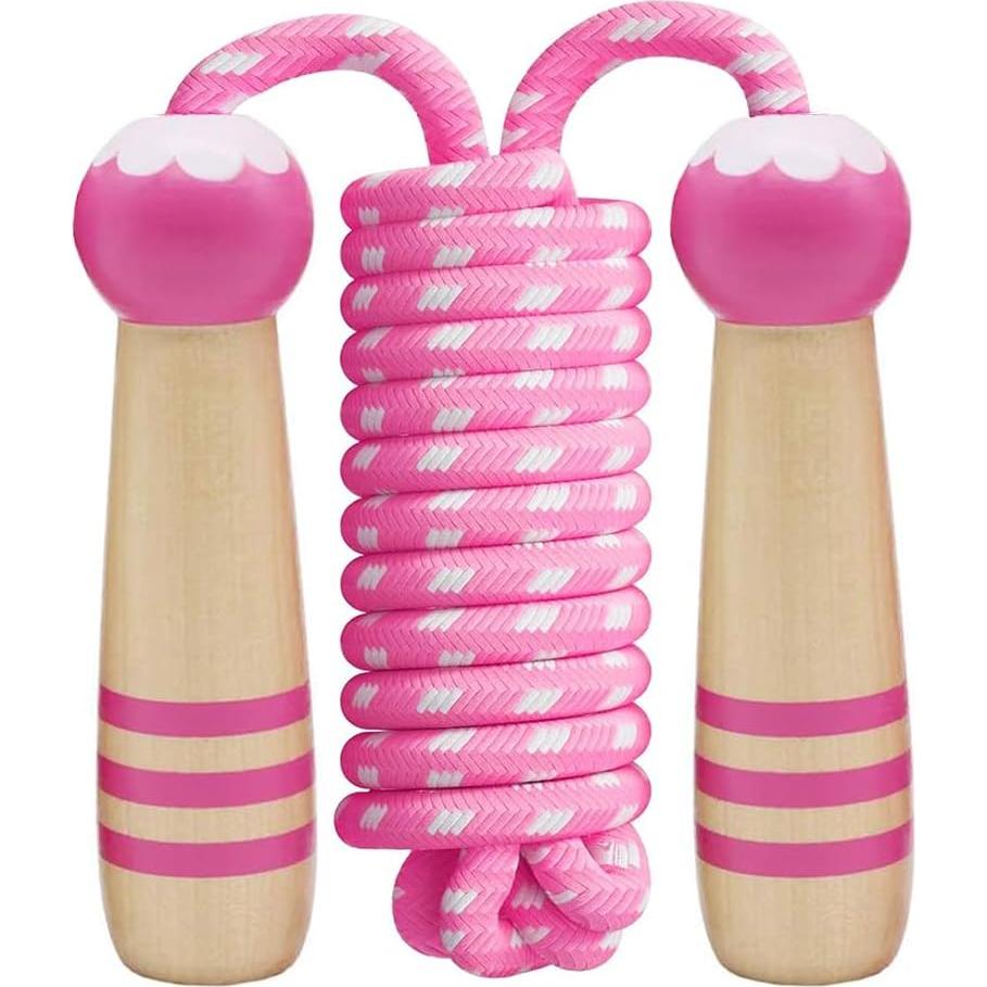 Cuerda de Saltar Ajustable Homello para Niños - Mango de Madera