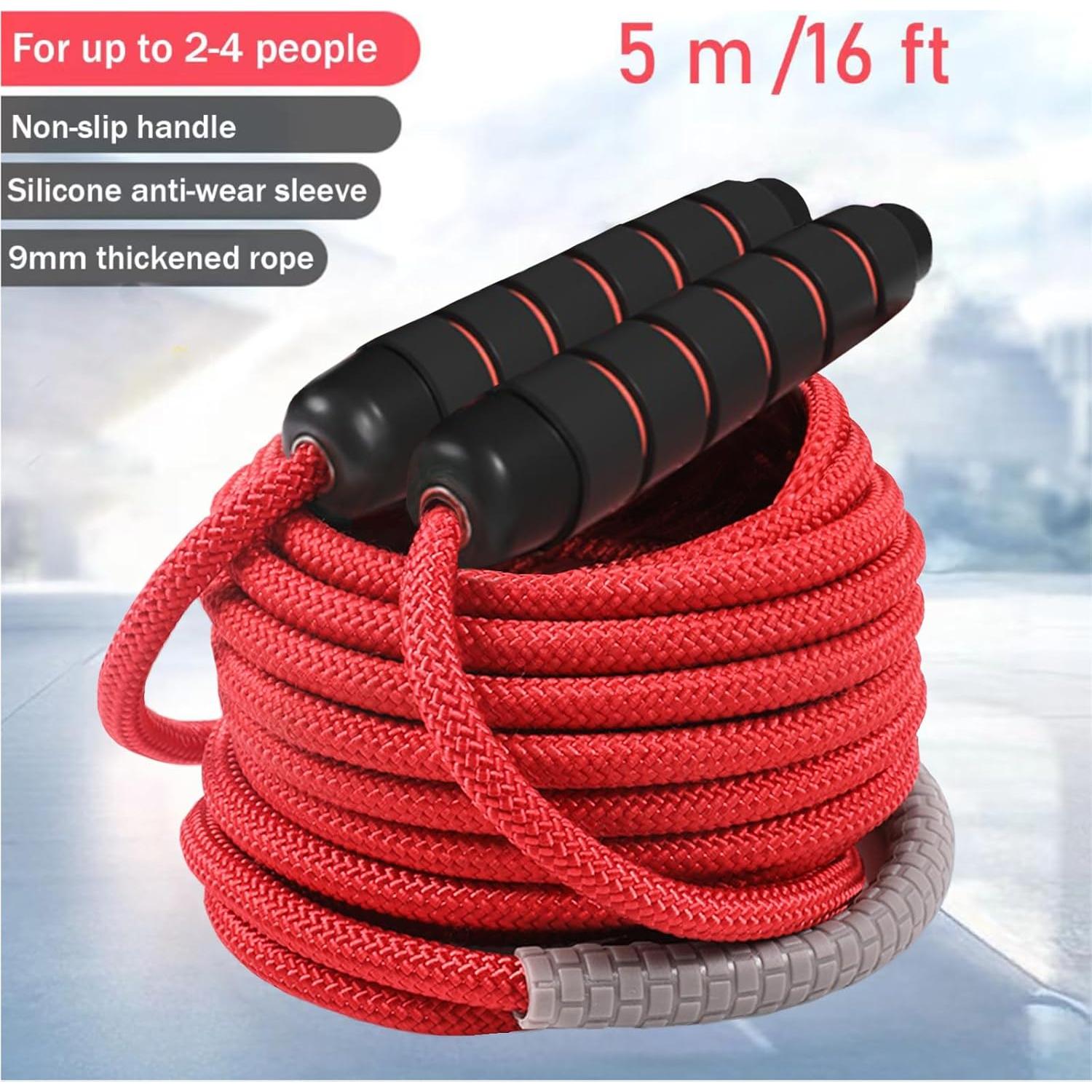 Cuerda de Salto Ajustable AIRLAXER 5m Doble Dutch Roja