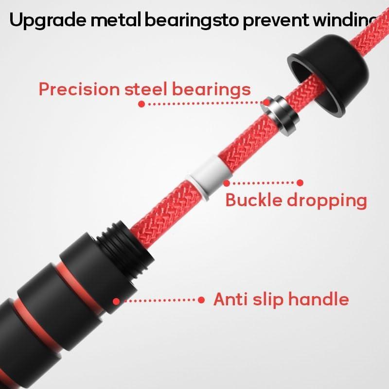 Cuerda de Salto Ajustable AIRLAXER 5m Doble Dutch Roja