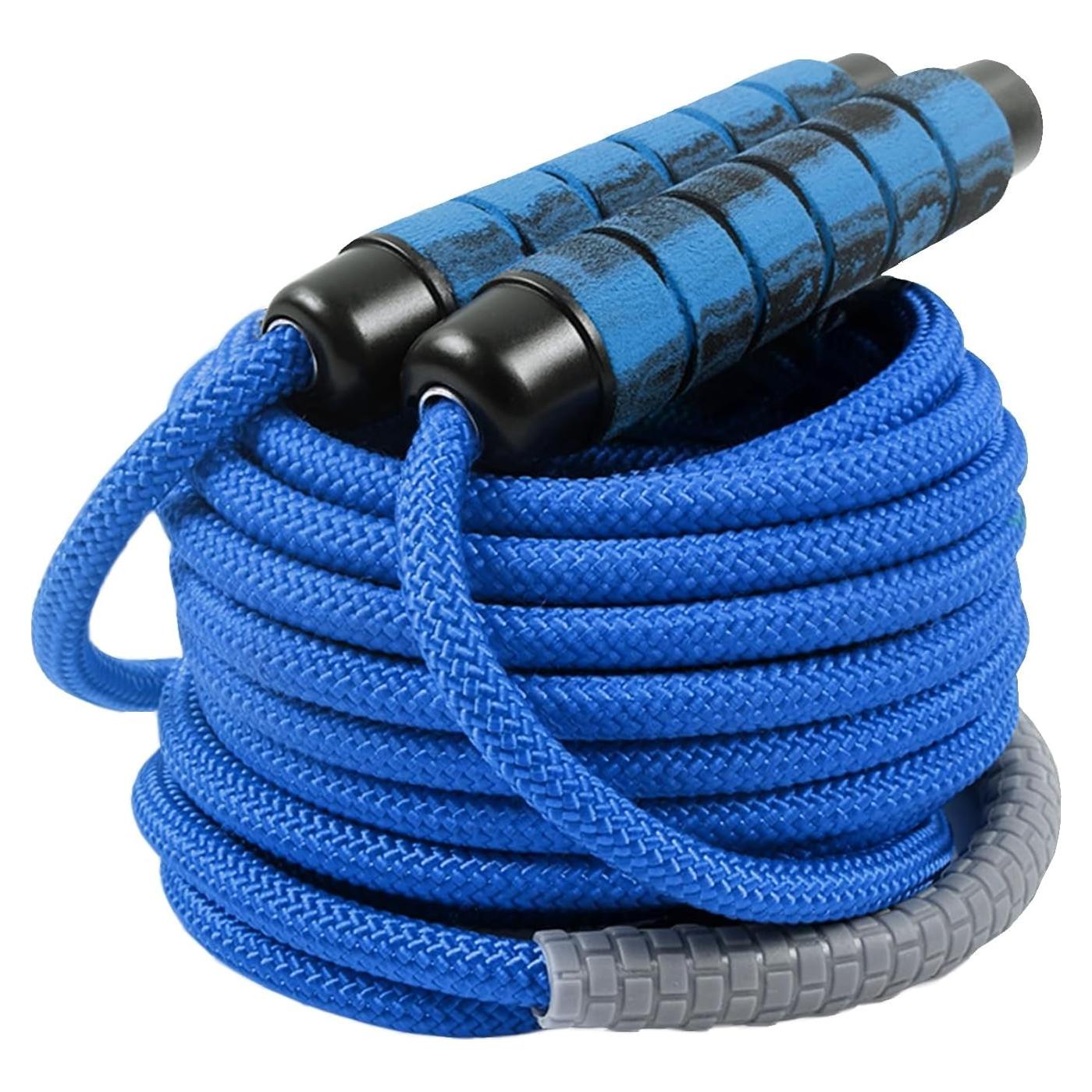 Cuerda de Saltar Ajustable AIRLAXER 5m Doble Holandesa Azul