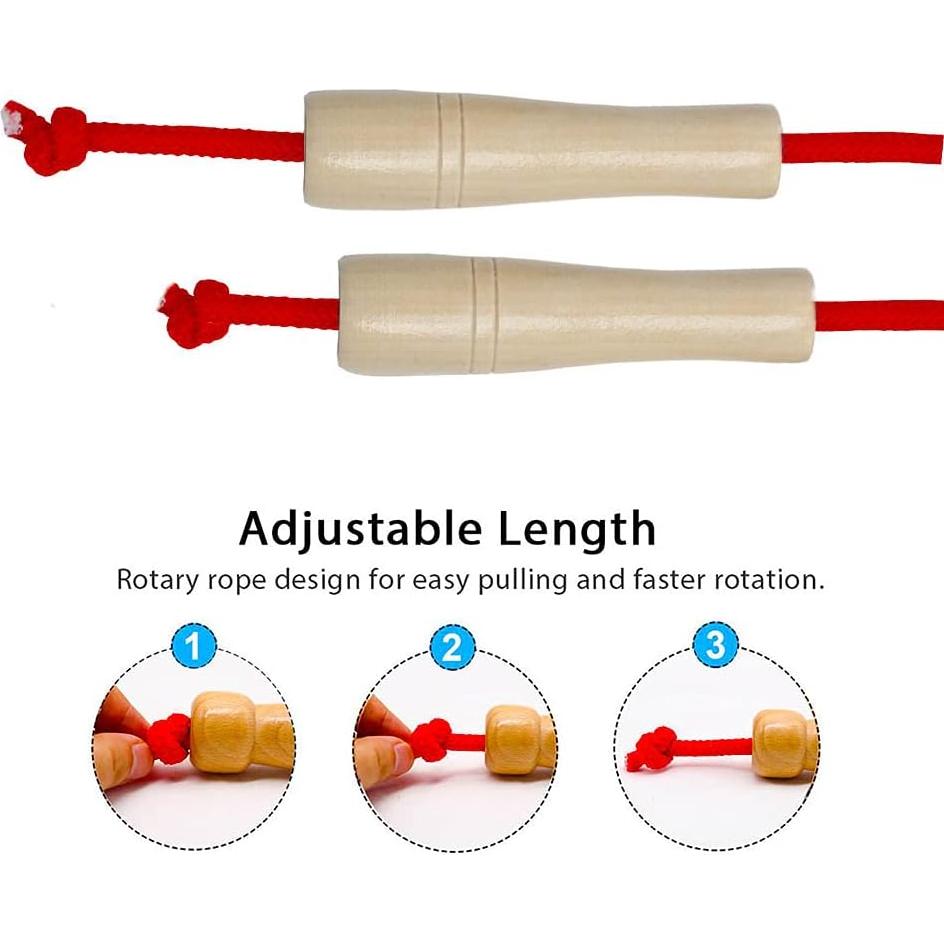 Cuerda de Saltar Doble Holandesa AUMCDIK 500 cm Ajustable
