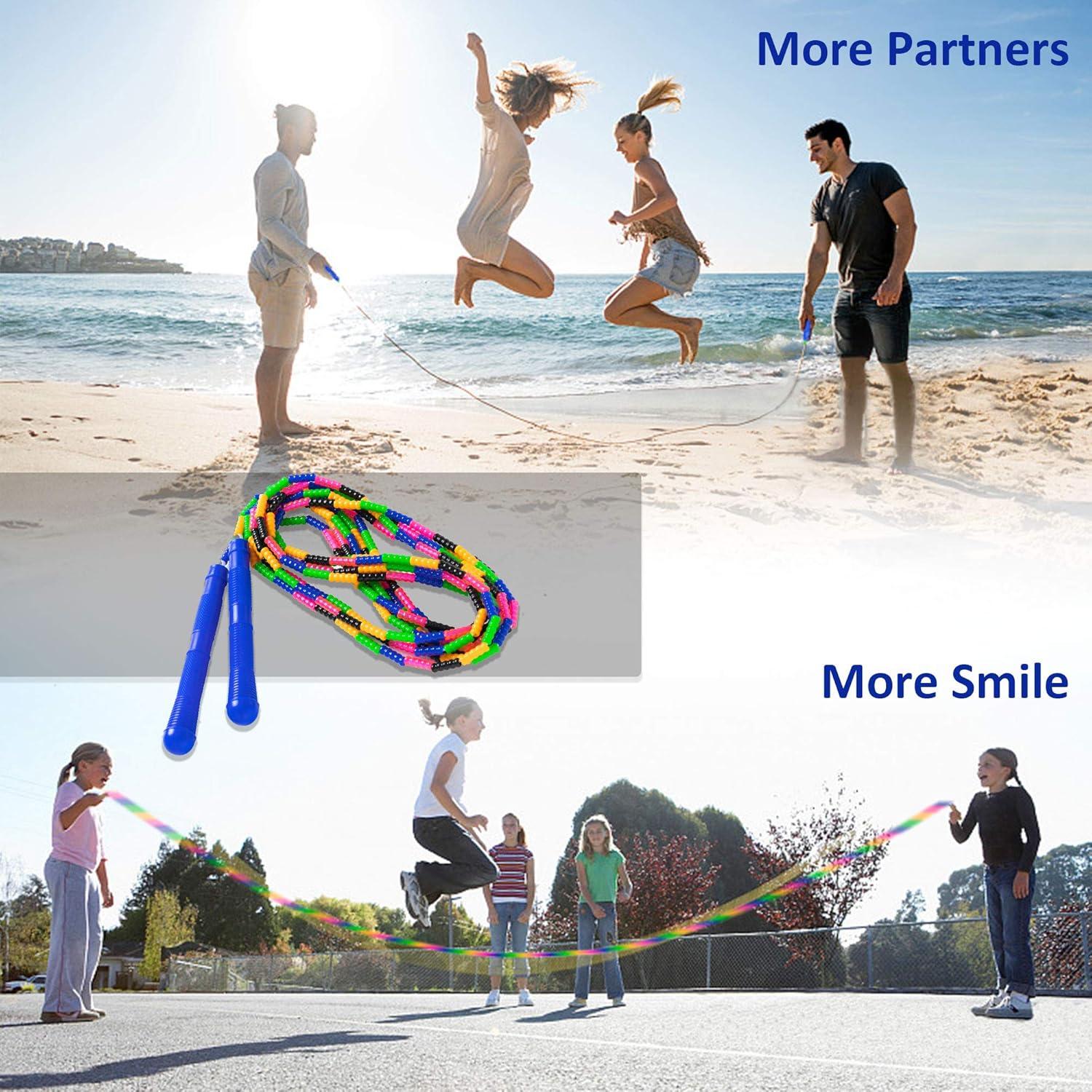 Cuerda de Salto Doble Holandesa Hipeakboo 4.88 m 2 Paquetes