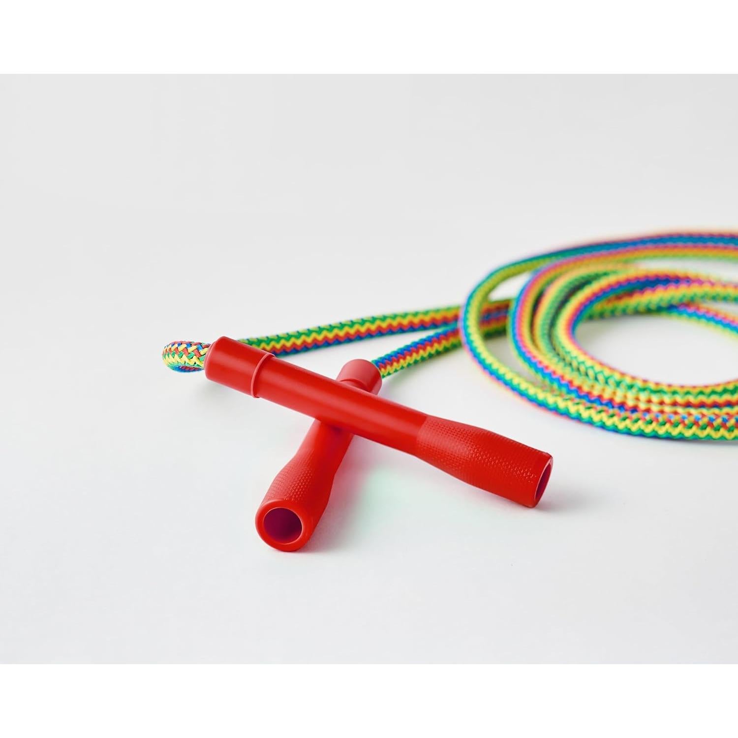 Cuerda de Salto Doble Holandesa LAON 6m Arcoíris Antideslizante