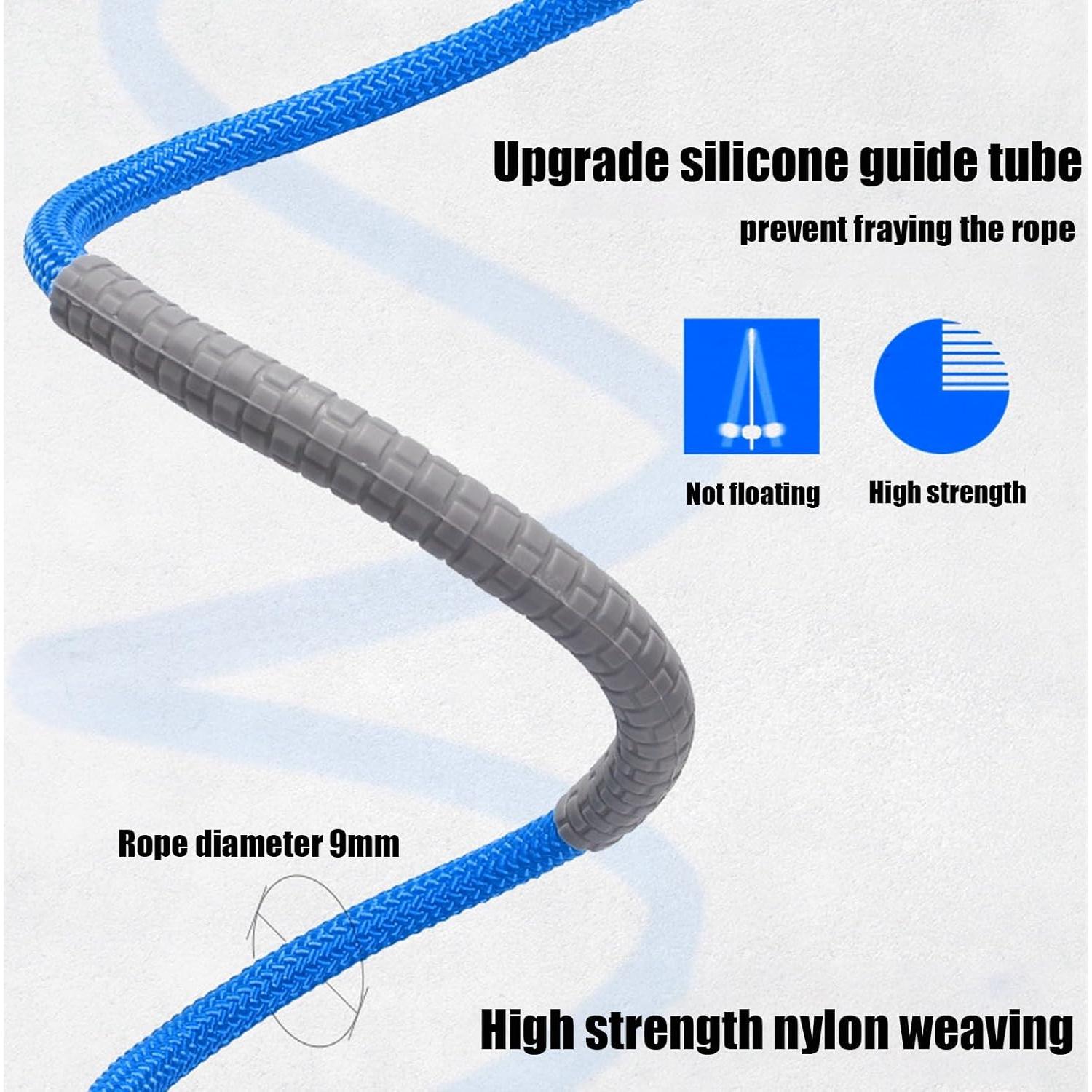 Cuerda de Salto Ajustable AIRLAXER 7 Metros Nylon Azul