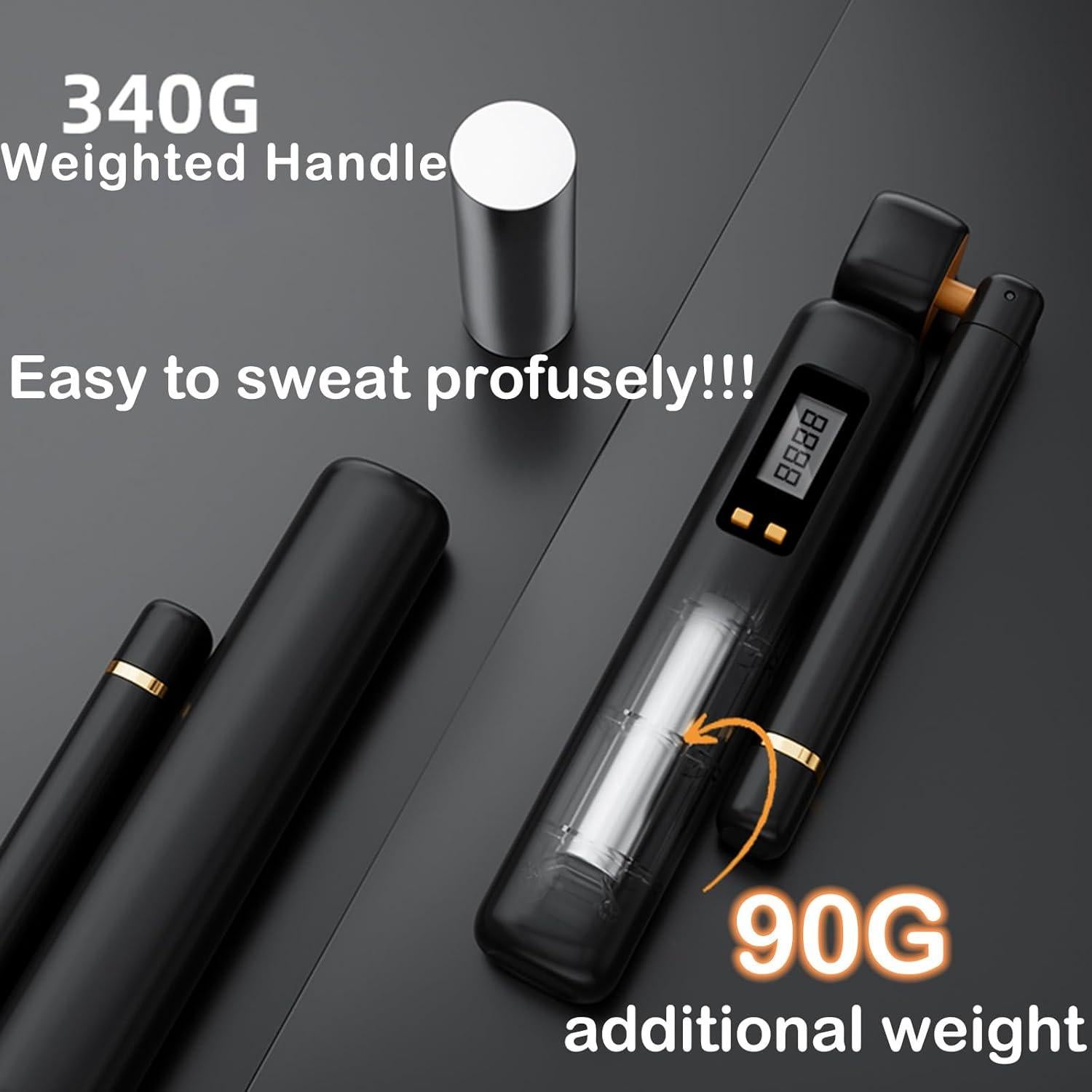 Cuerda de saltar inalámbrica HISPOX con contador LCD ajustable