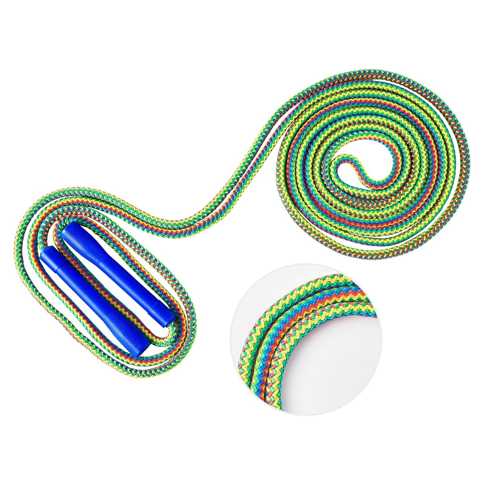 Cuerda de Salto Doble Holandesa LAON 6 m Arcoíris Antideslizante