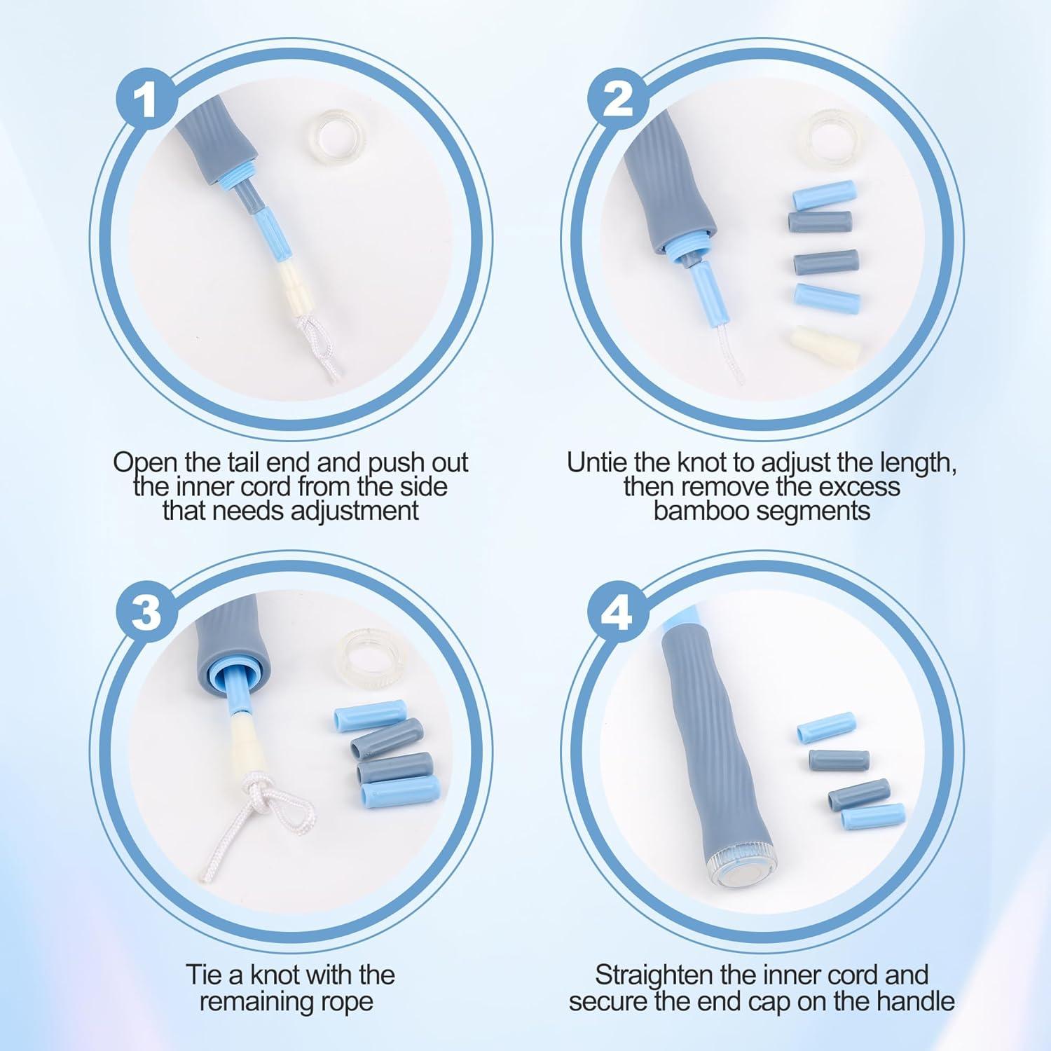 Cuerda de Salto Coolrunner 279.4 cm Ajustable para Niños y Adultos