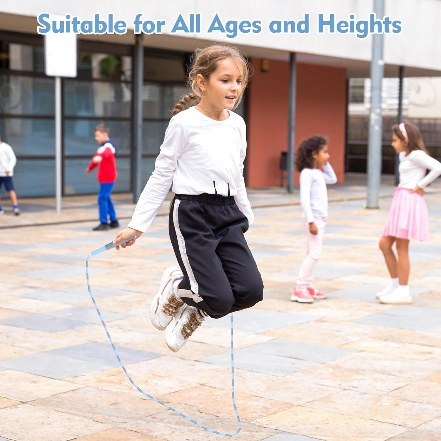 Cuerda de Salto Coolrunner 279.4 cm Ajustable para Niños y Adultos