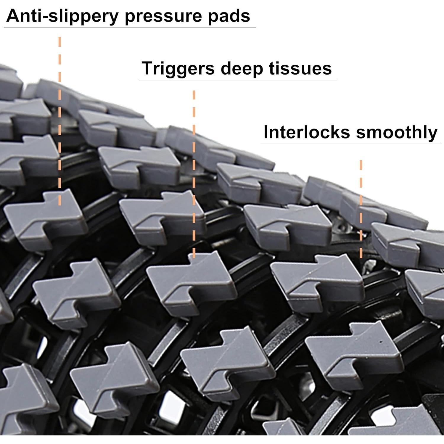 Rodillo de Espuma Plegable Fitster 33cm Gris Portátil