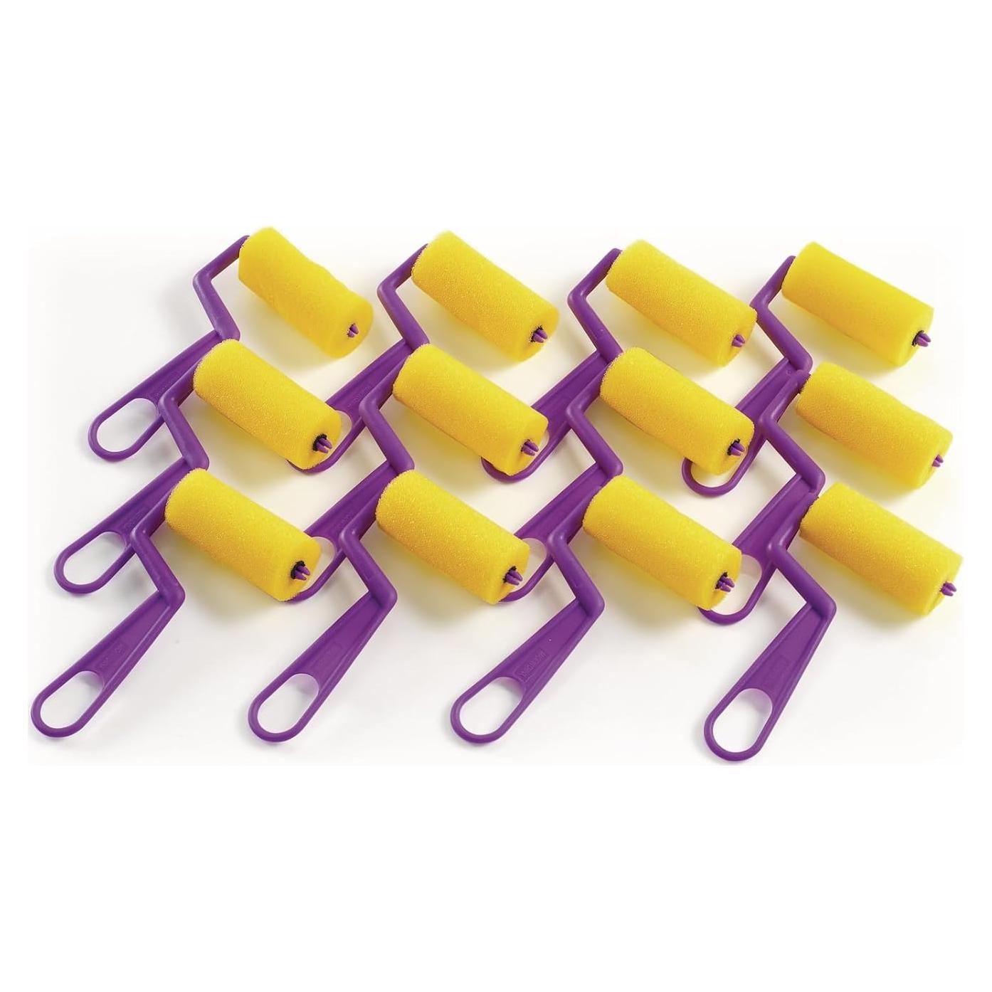 Rodillos de Pintura de Espuma Coloraciones FRS - Paquete de 12