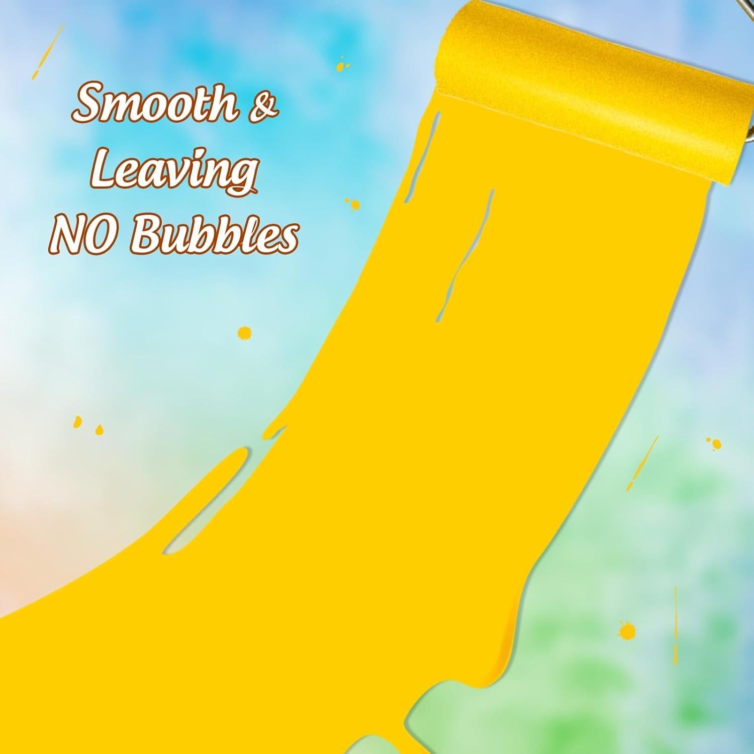 20 Rodillos de Pintura de Espuma Negra 10.16 cm Leriton