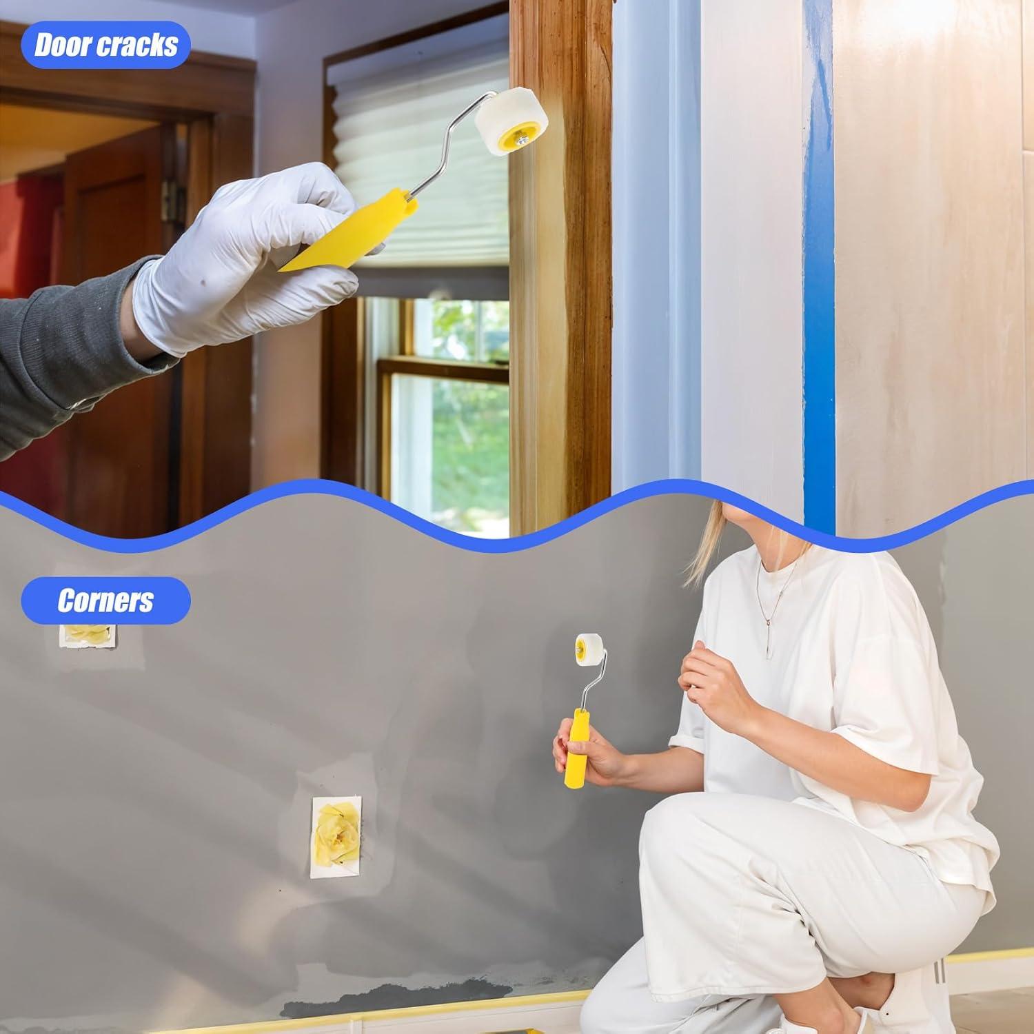 Kit de Mini Rodillos de Pintura Psyqtsuary 2 Piezas 2.54 cm