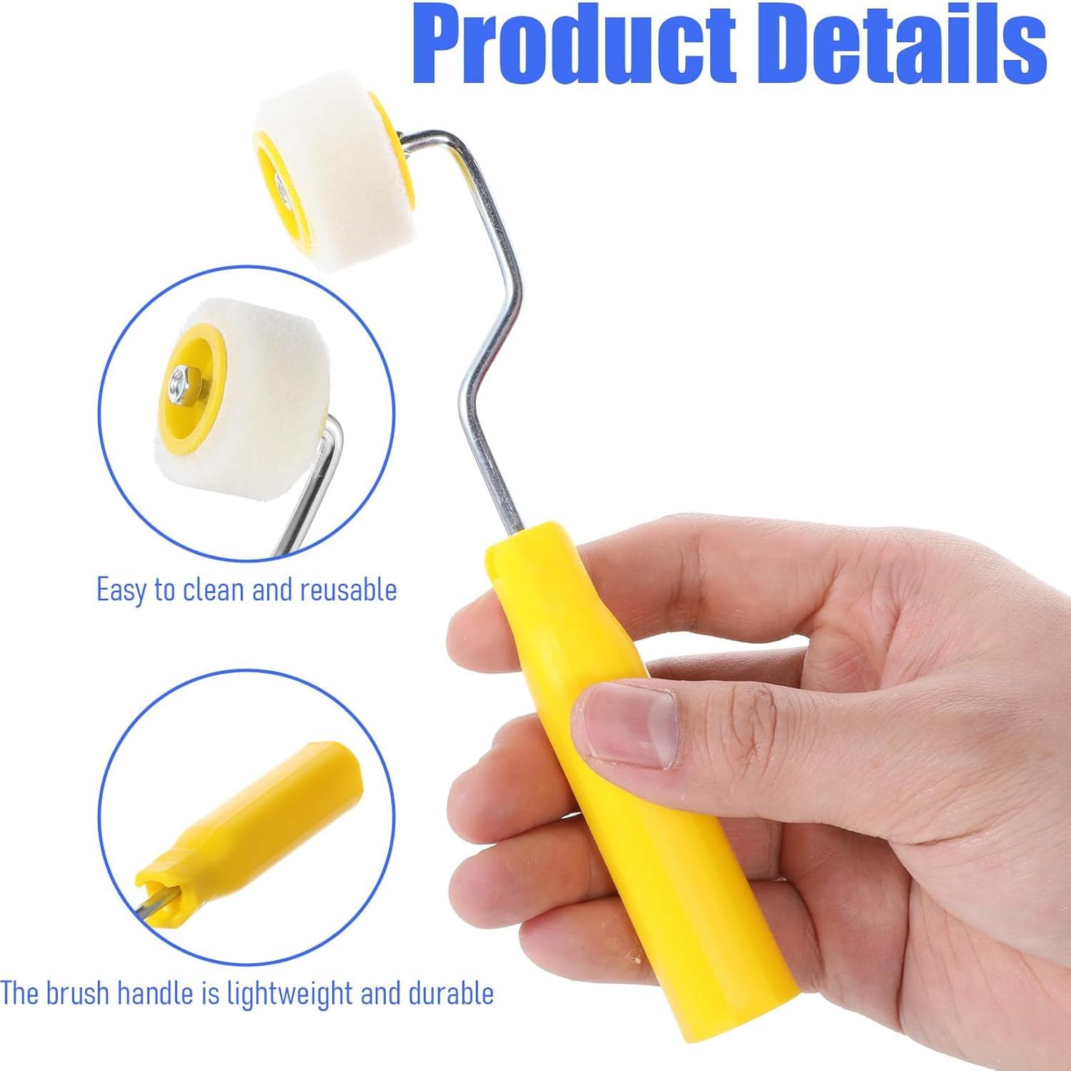 Kit de Mini Rodillos de Pintura Psyqtsuary 2 Piezas 2.54 cm