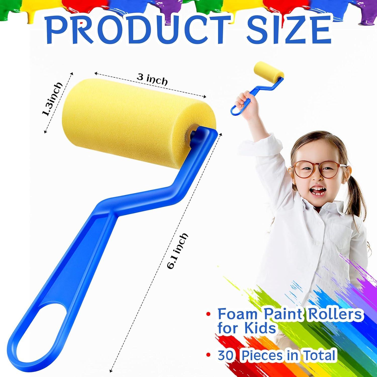 Rodillos de Pintura de Espuma Tenceur 50 Piezas 7 cm