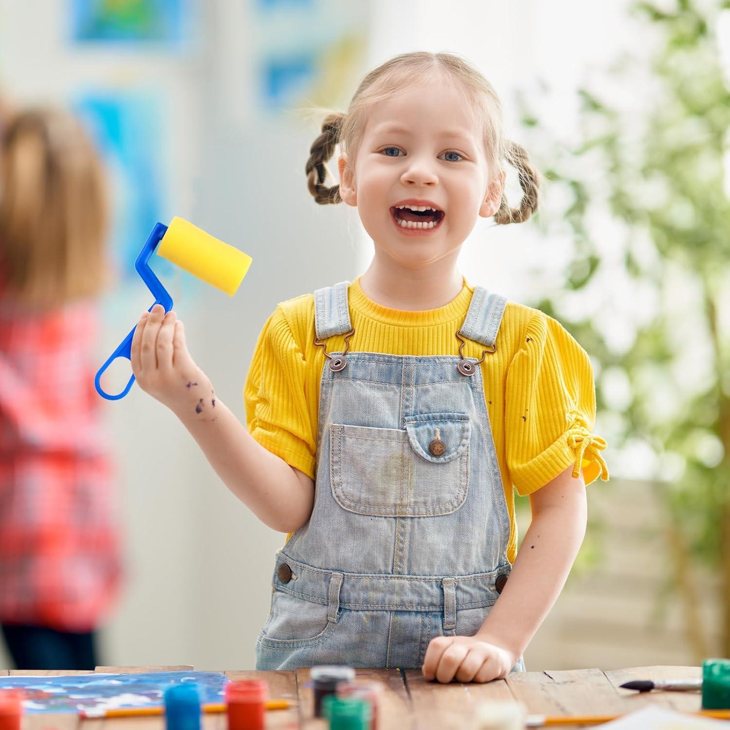 Rodillos de Pintura de Espuma Tenceur 50 Piezas 7 cm