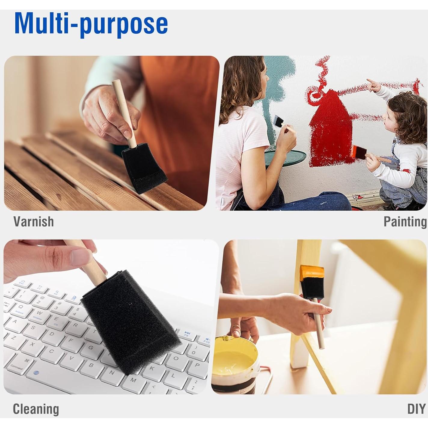 Kit de Rodillos de Pintura Mister Rui 22 Piezas Microfibra