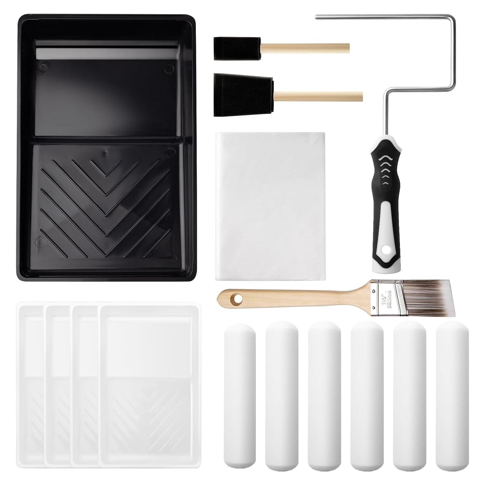 Kit de Rodillos de Pintura Mister Rui 16 Piezas 6 Pulgadas