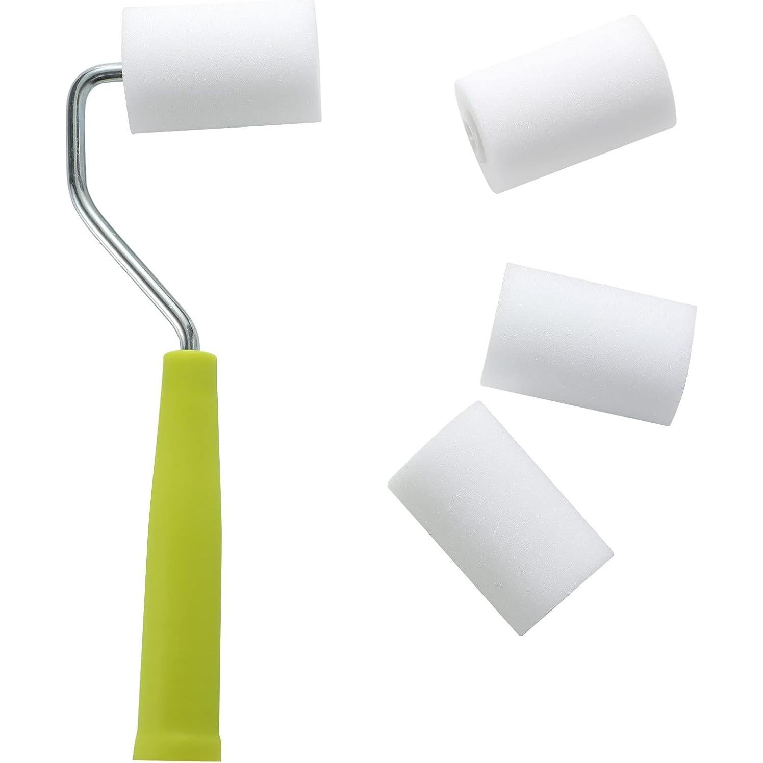 Kit de Rodillos de Pintura Mini KUPOO 6 Piezas 2" Espuma