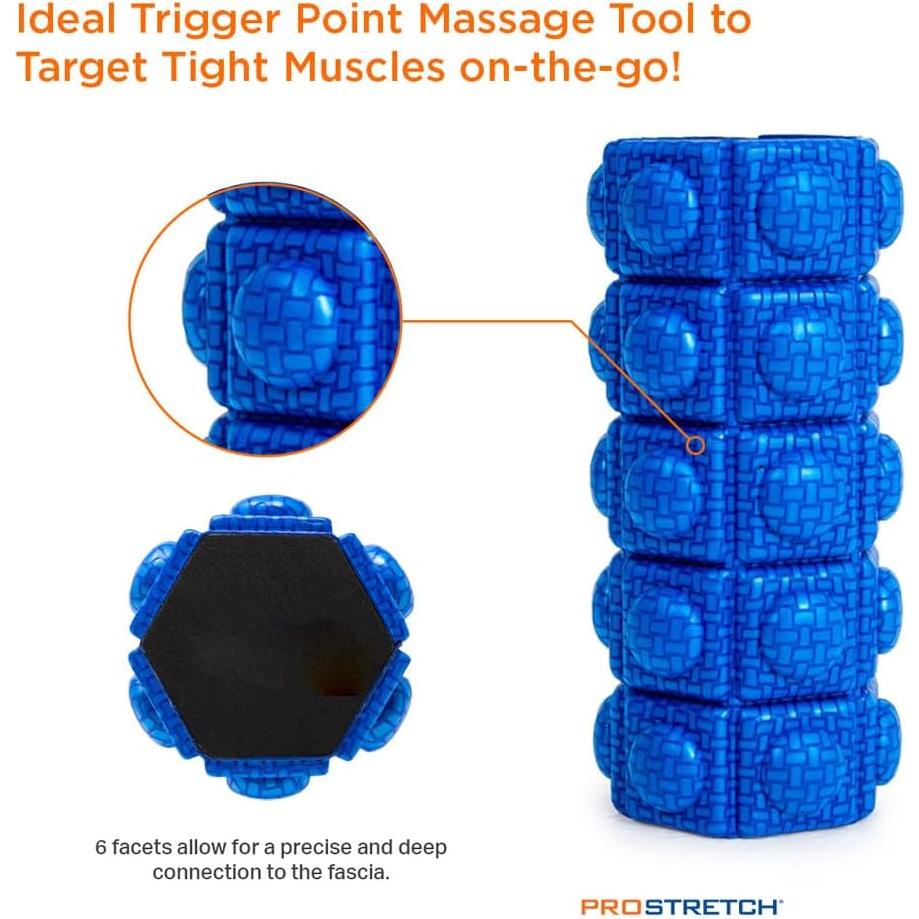 Rodillo de Espuma ProStretch Hexi Mini para Masaje Muscular