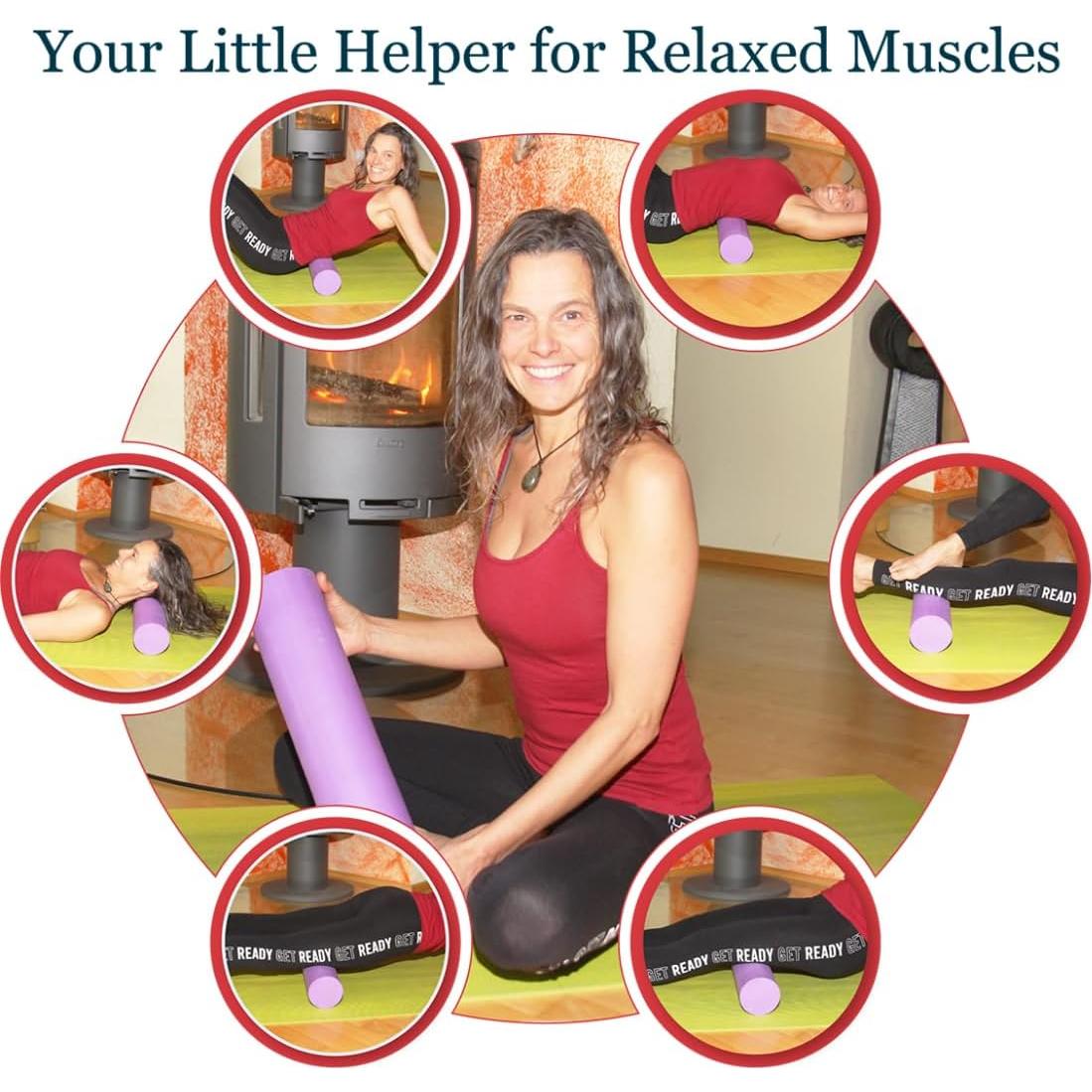 Rodillo de Espuma Body Enjoy 9.53 cm x 45.72 cm para Masaje