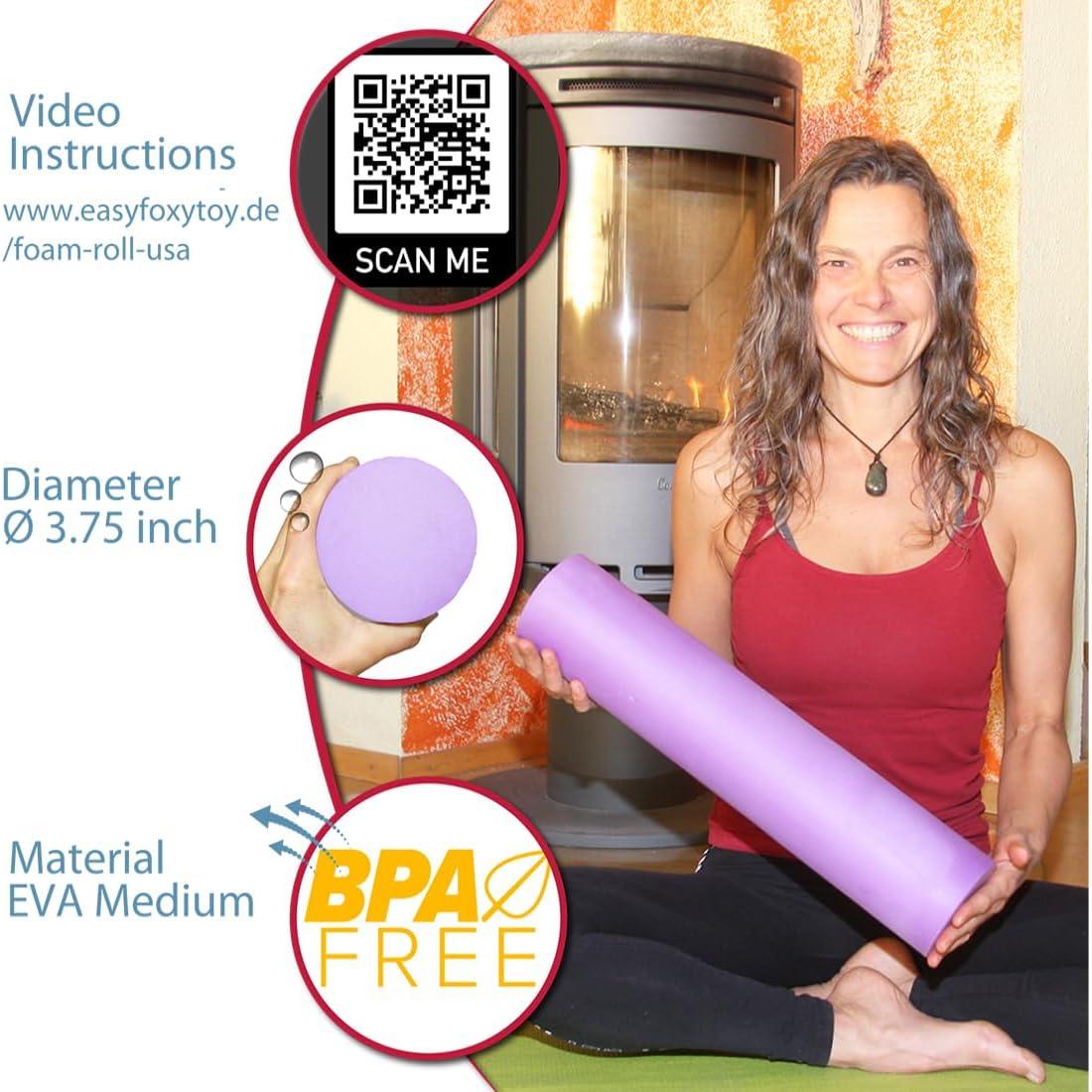 Rodillo de Espuma Body Enjoy 9.53 cm x 45.72 cm para Masaje