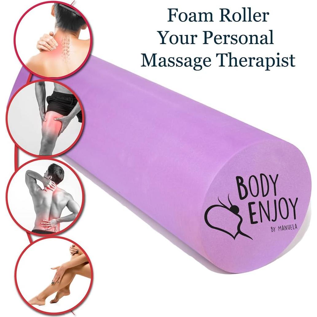Rodillo de Espuma Body Enjoy 9.53 cm x 45.72 cm para Masaje