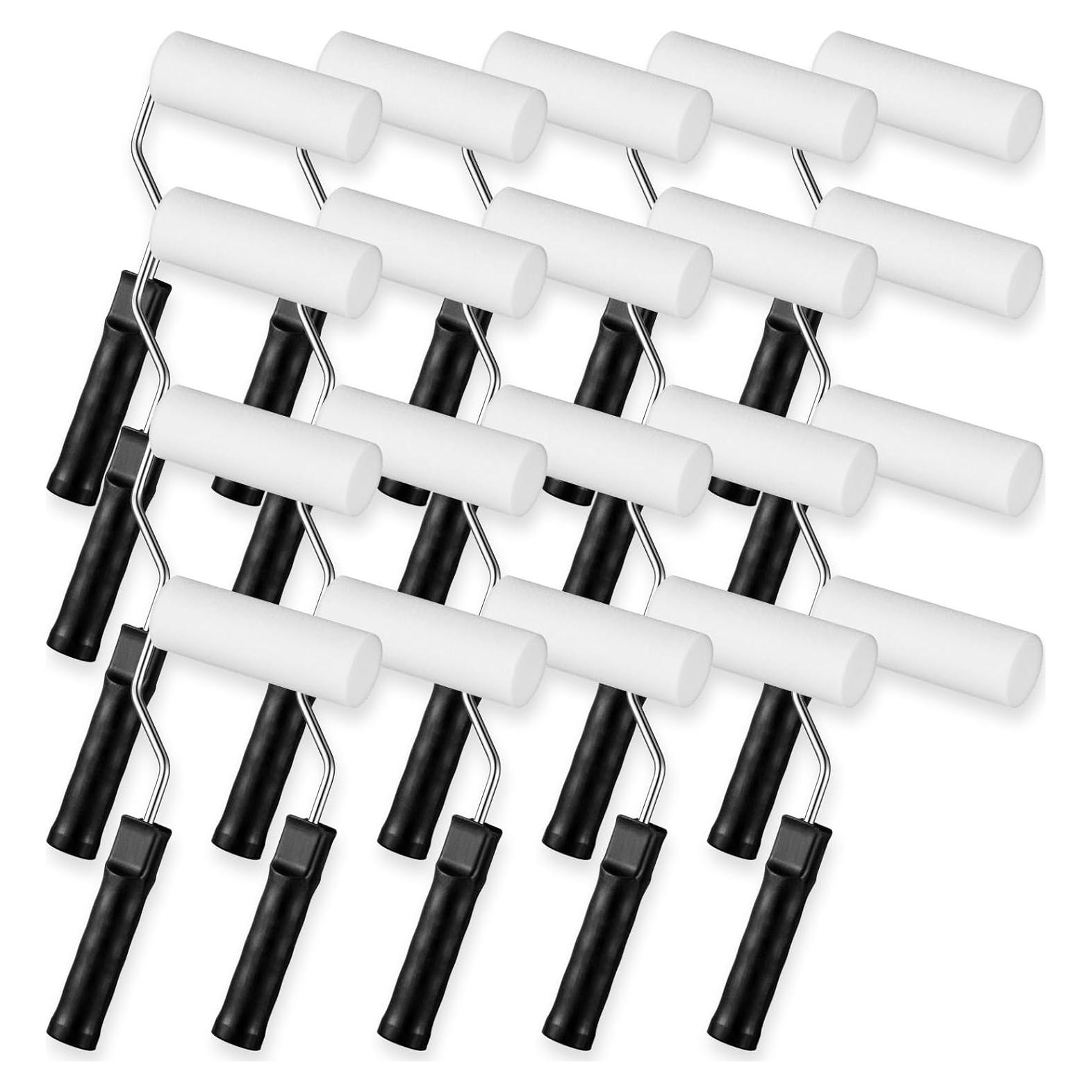 20 Rodillos de Pintura de Espuma Yeaqee 10.16 cm Reutilizables