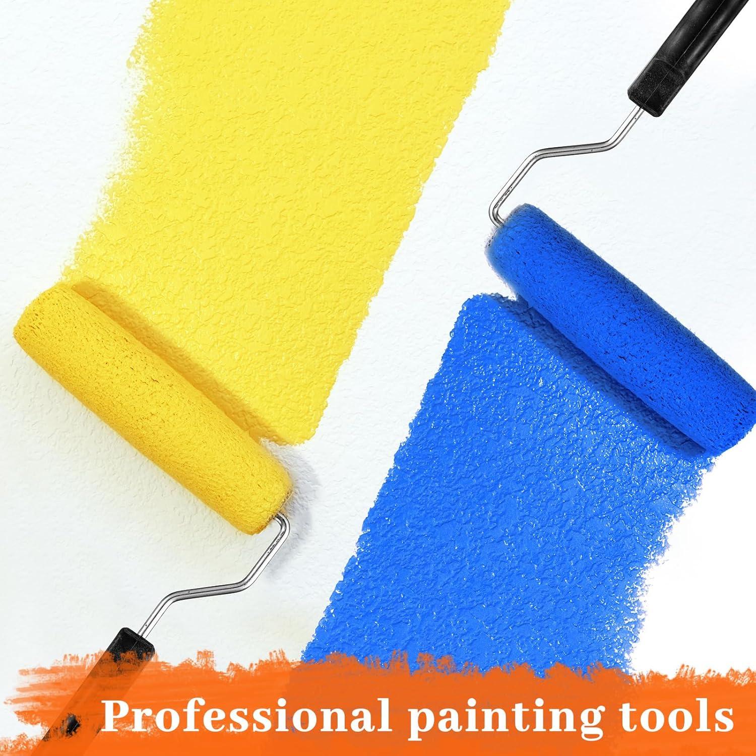 20 Rodillos de Pintura de Espuma Yeaqee 10.16 cm Reutilizables