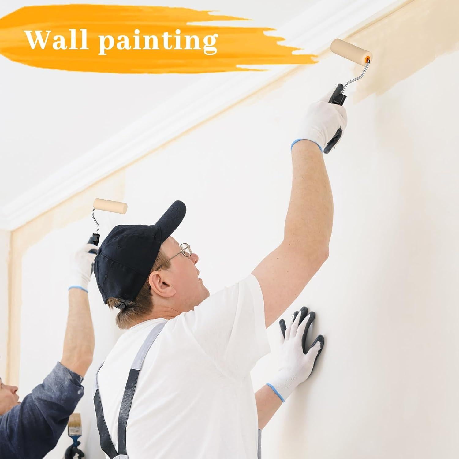 20 Rodillos de Pintura de Espuma Yeaqee 10.16 cm Reutilizables