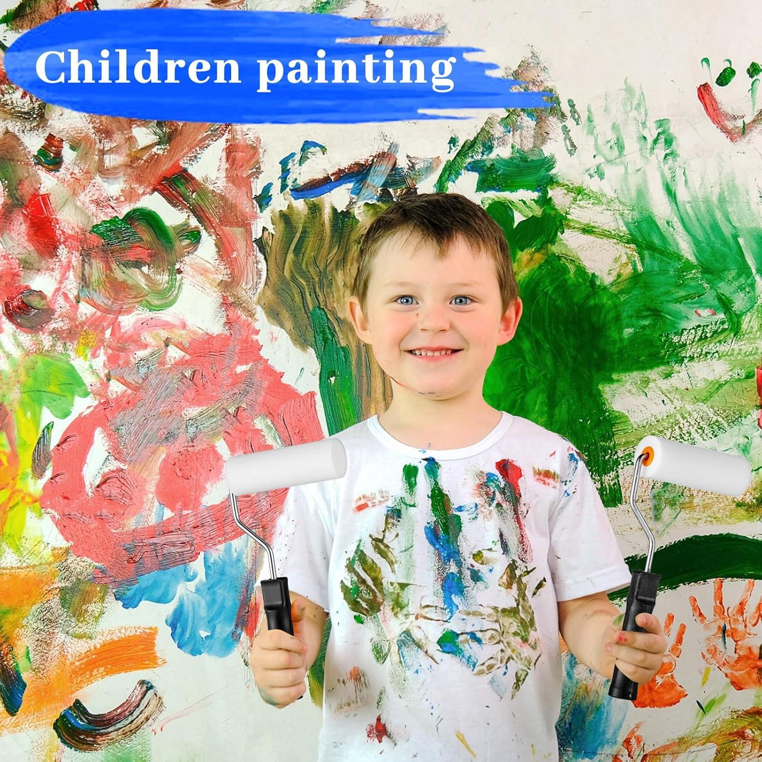 20 Rodillos de Pintura de Espuma Yeaqee 10.16 cm Reutilizables