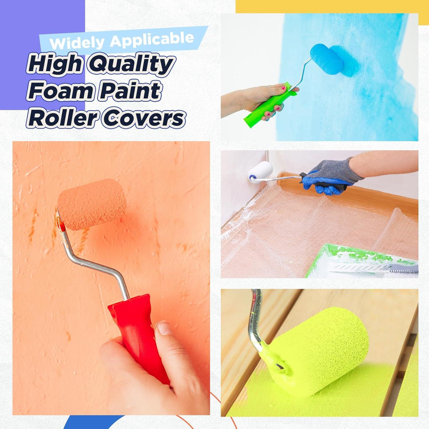 40 Cubiertas de Rodillo de Pintura Nuenen 5.08 cm Espuma