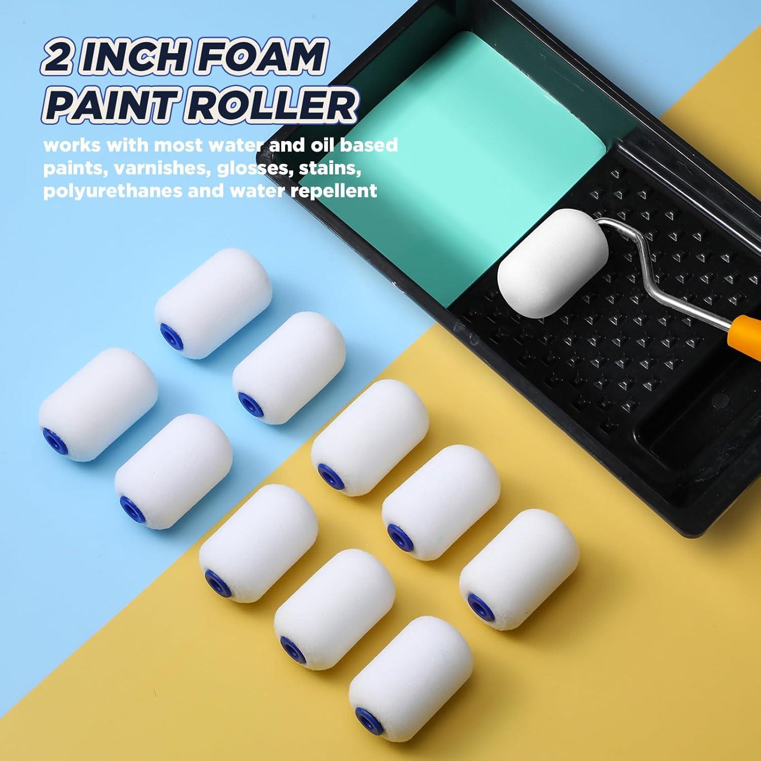 40 Cubiertas de Rodillo de Pintura Nuenen 5.08 cm Espuma