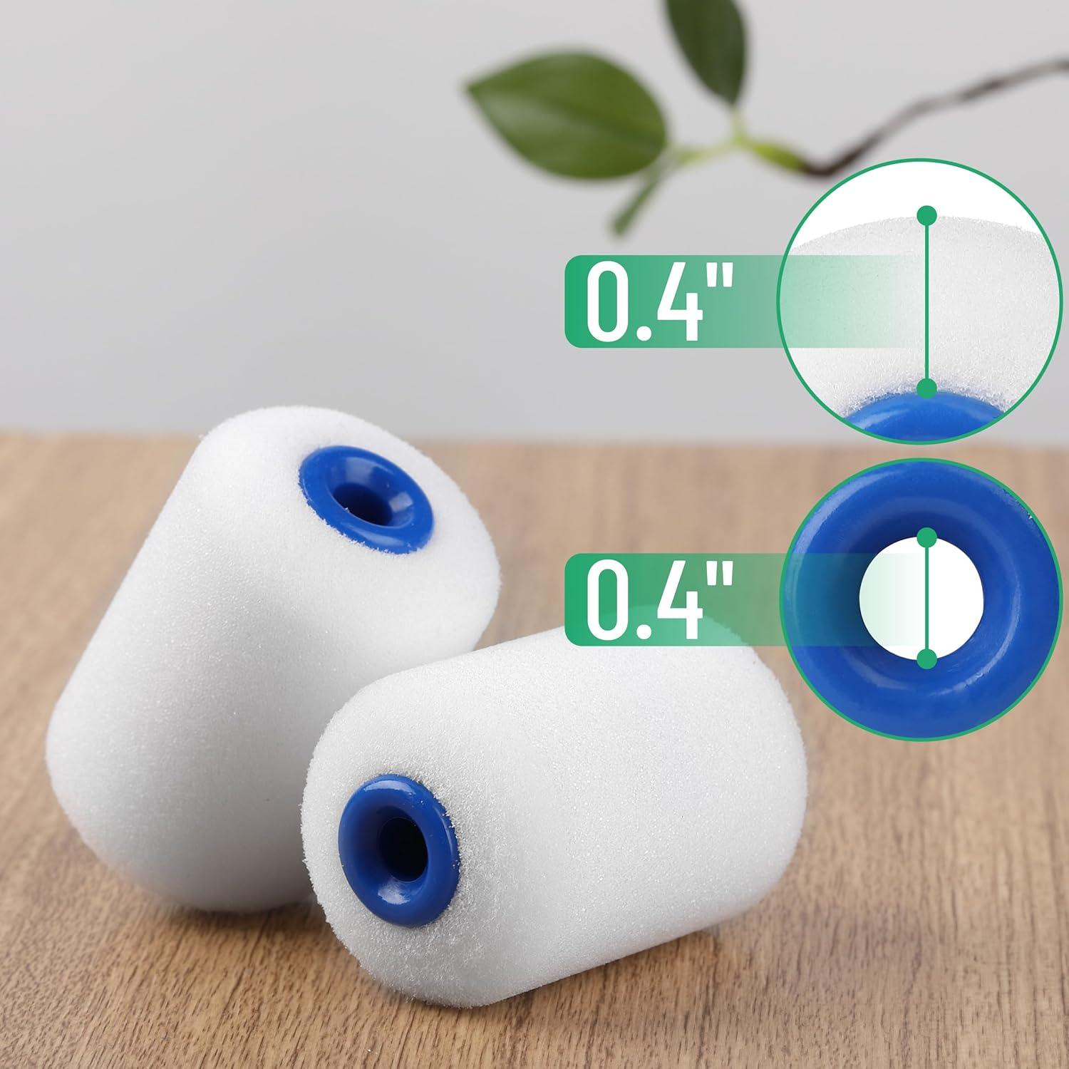 Rodillos de pintura de espuma Bates Choice 2" - 12 unidades