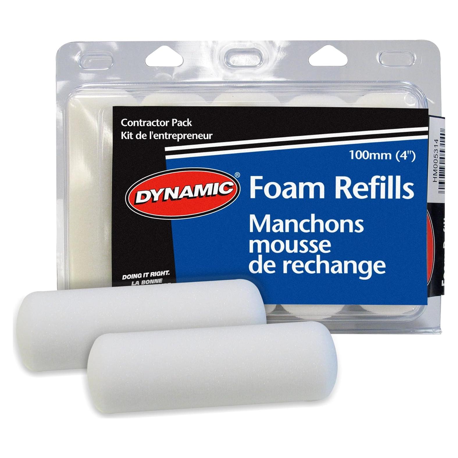 Recarga Mini Rodillo de Espuma Dynamic 15.24 cm - Paquete de 10