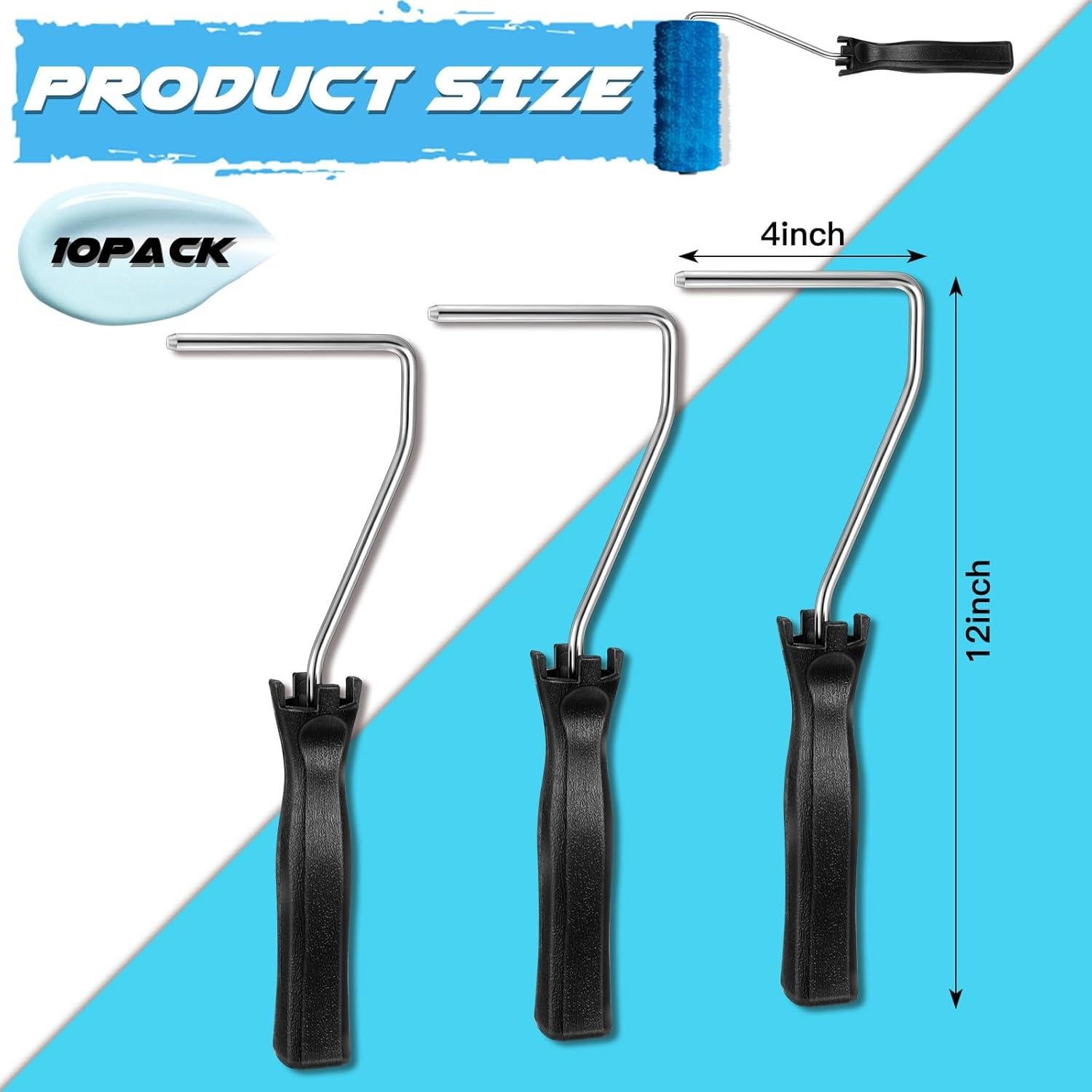 Baderke 10 Pcs Mini Rodillo de Pintura 10.16 cm con Mango