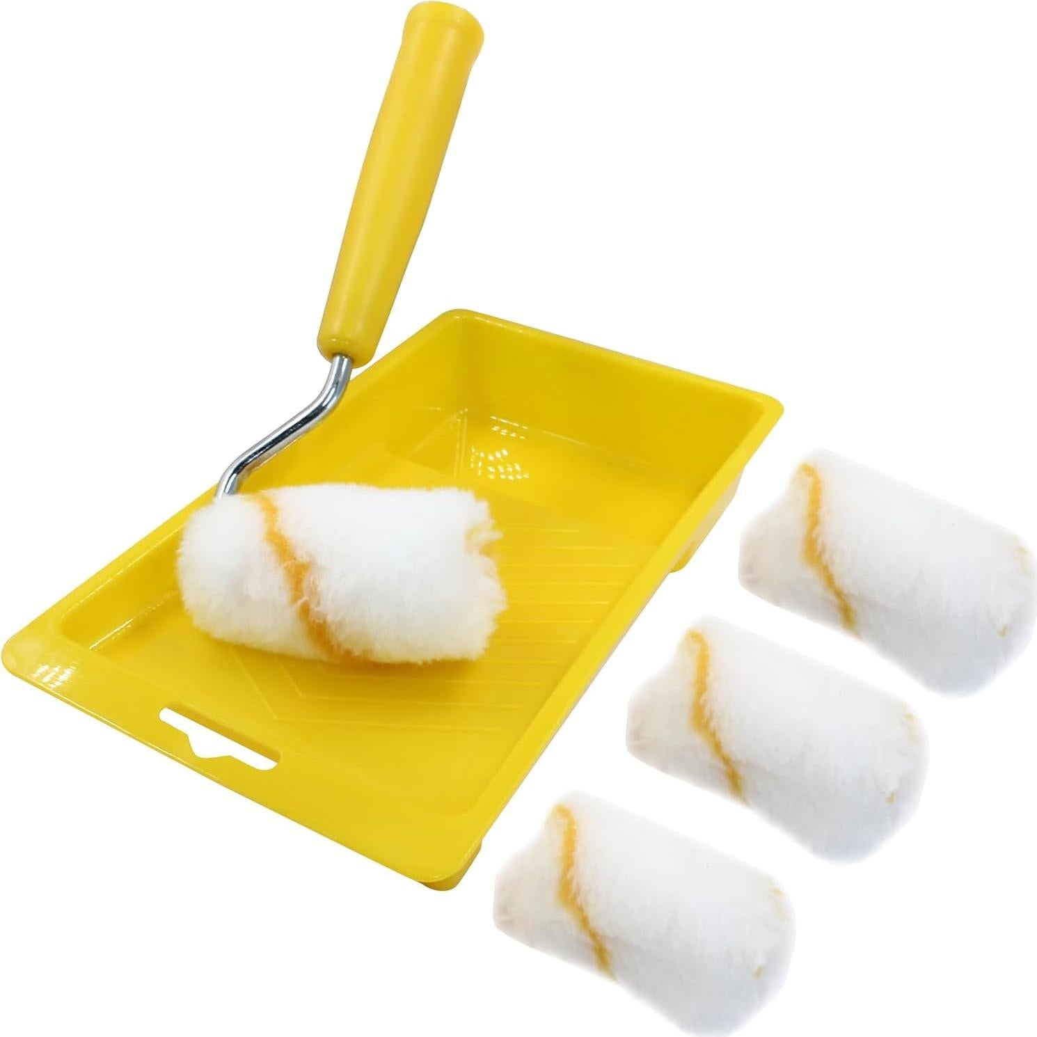 Rodillo de Pintura Mini Litoexpe 5 cm con 6 Fundas y Bandeja