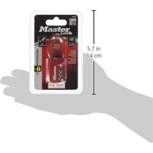 Candado de Equipaje Master Lock TSA 4688D Combinación 3 Dígitos