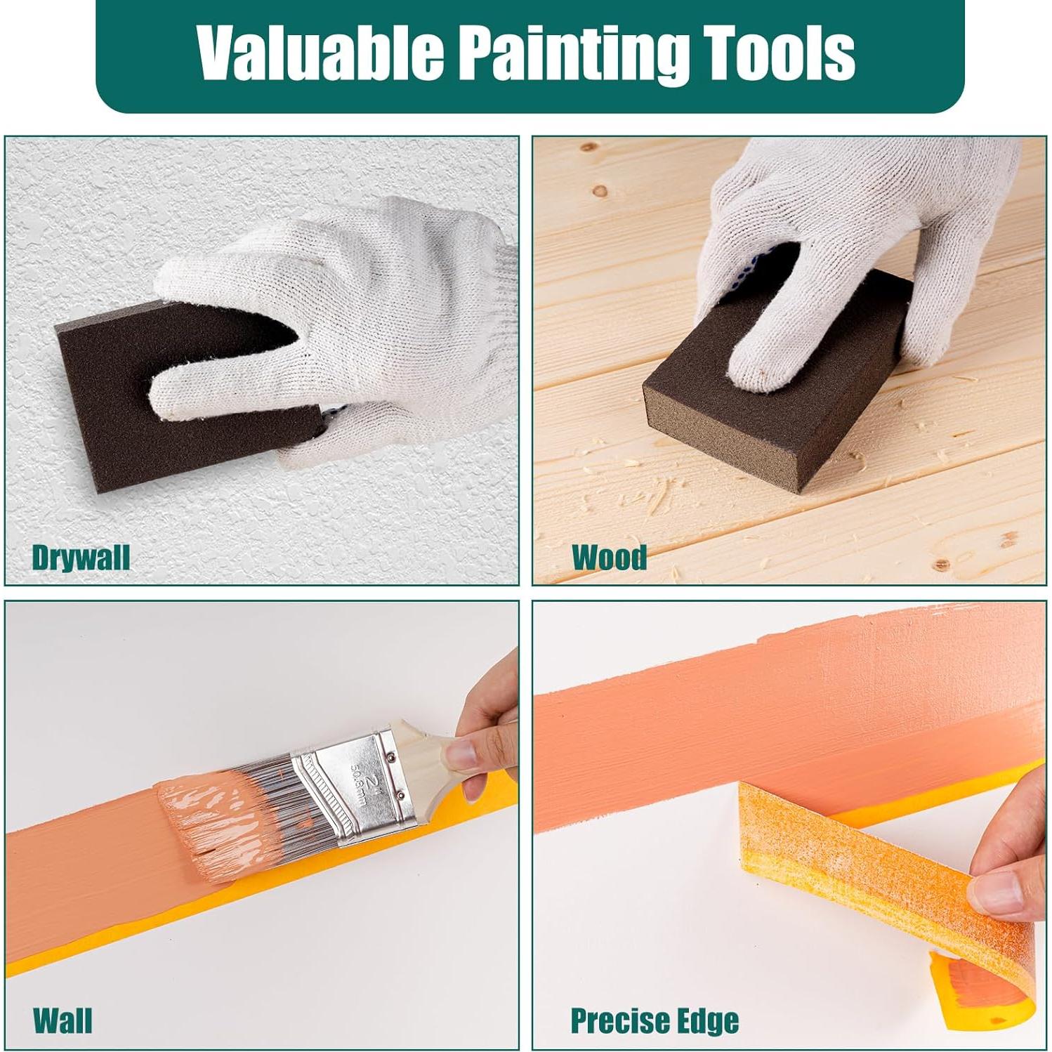 Kit de Rodillos de Pintura YiBaiBrush 19 Piezas 4" y 2"