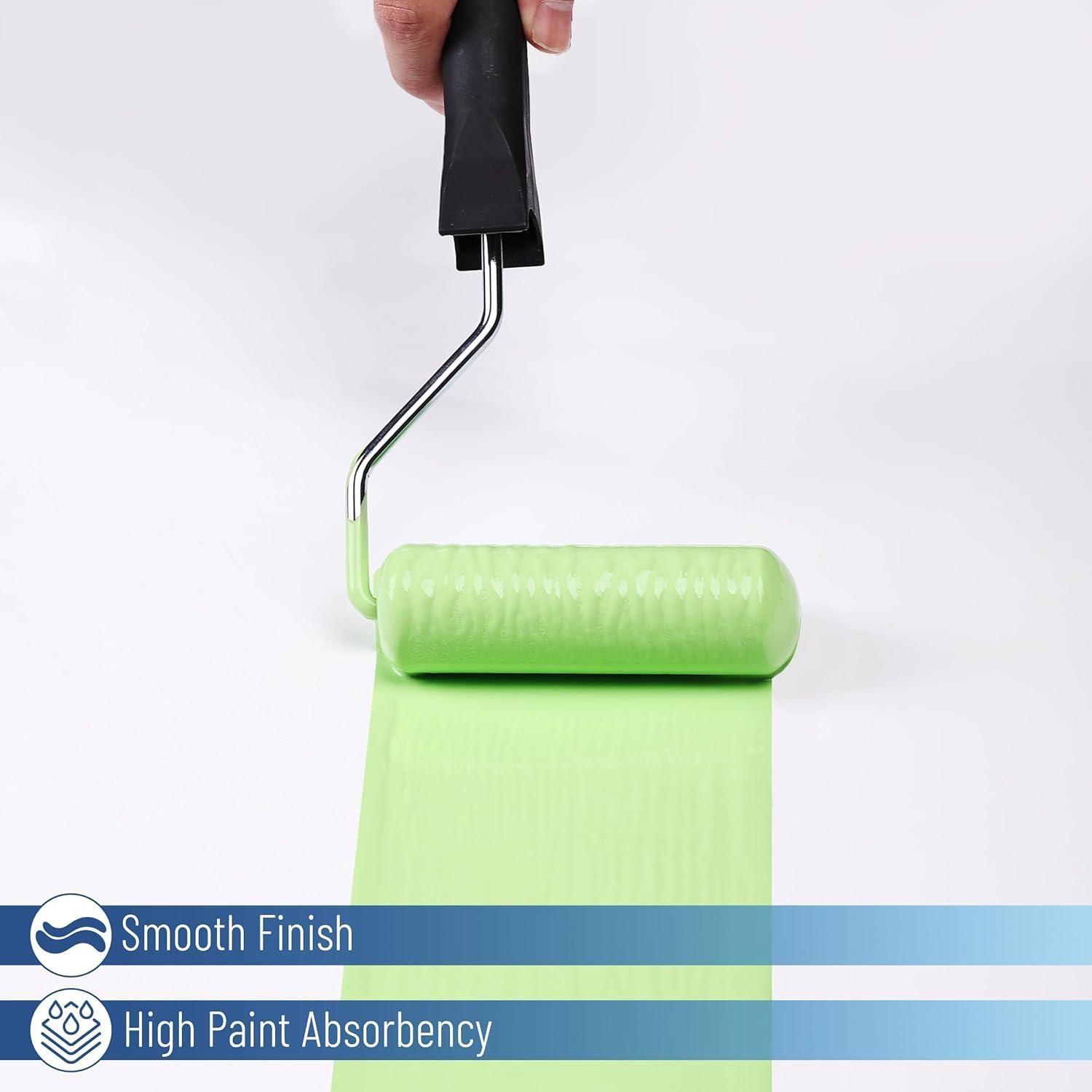 Fundas de Rodillo de Pintura Bates - Paquete de 10, 10.16 cm