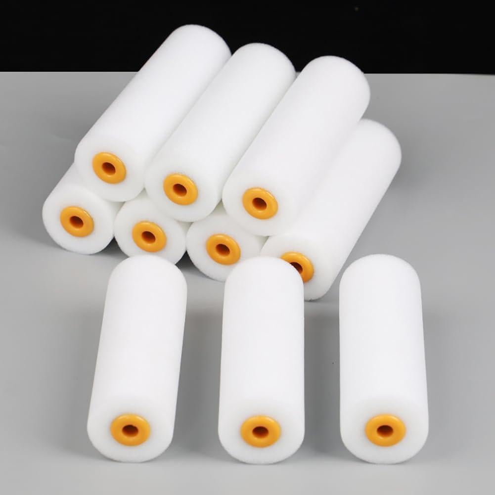 10 Rodillos de Espuma para Pintura UUYYEO 10.2x3.5cm