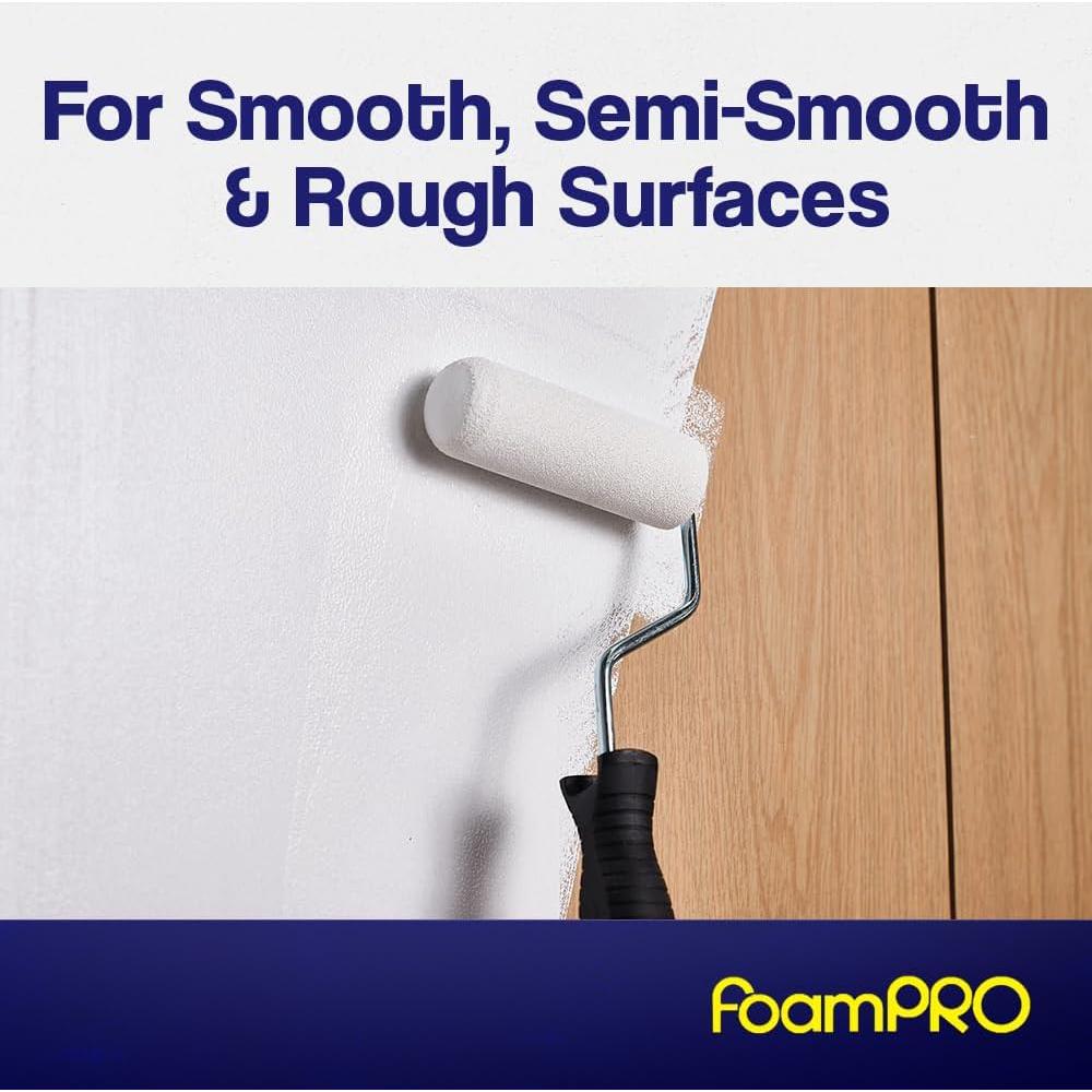 Rodillos de Pintura FoamPRO 65-5 Espuma 10 cm - Paquete de 5