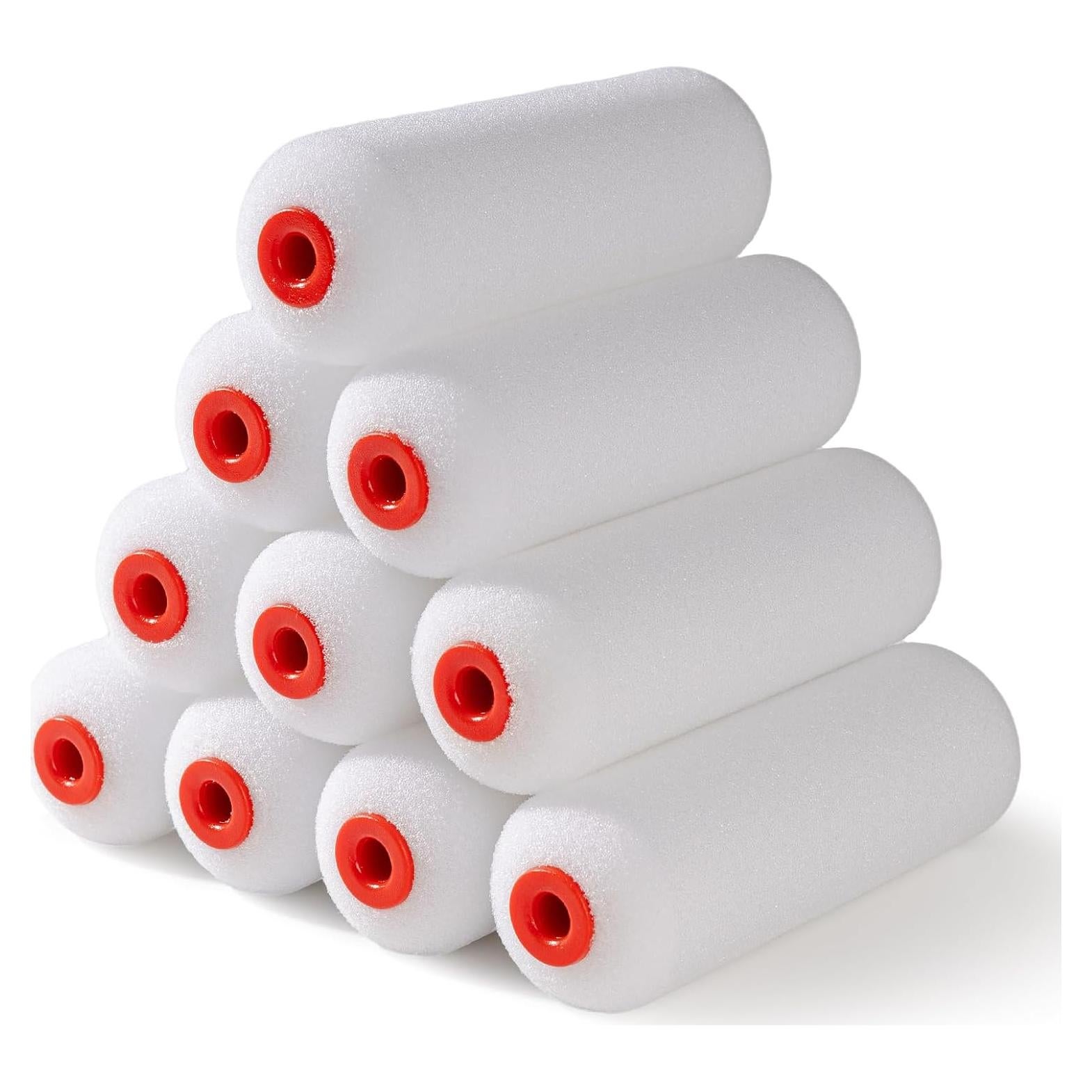 Fundas de Rodillo de Espuma Mister Rui 4" Paquete de 10 - Densidad 30kg/m³