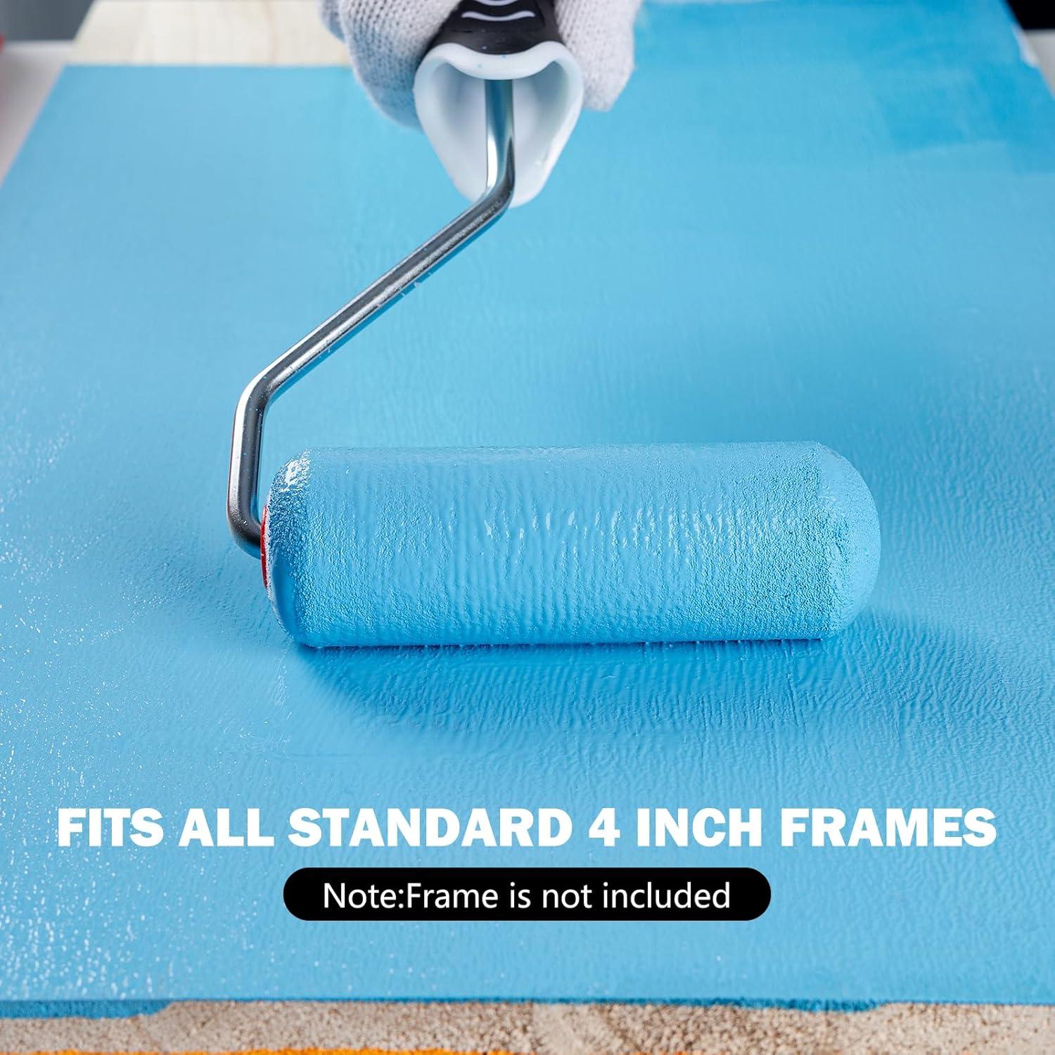 Fundas de Rodillo de Espuma Mister Rui 4" Paquete de 10 - Densidad 30kg/m³