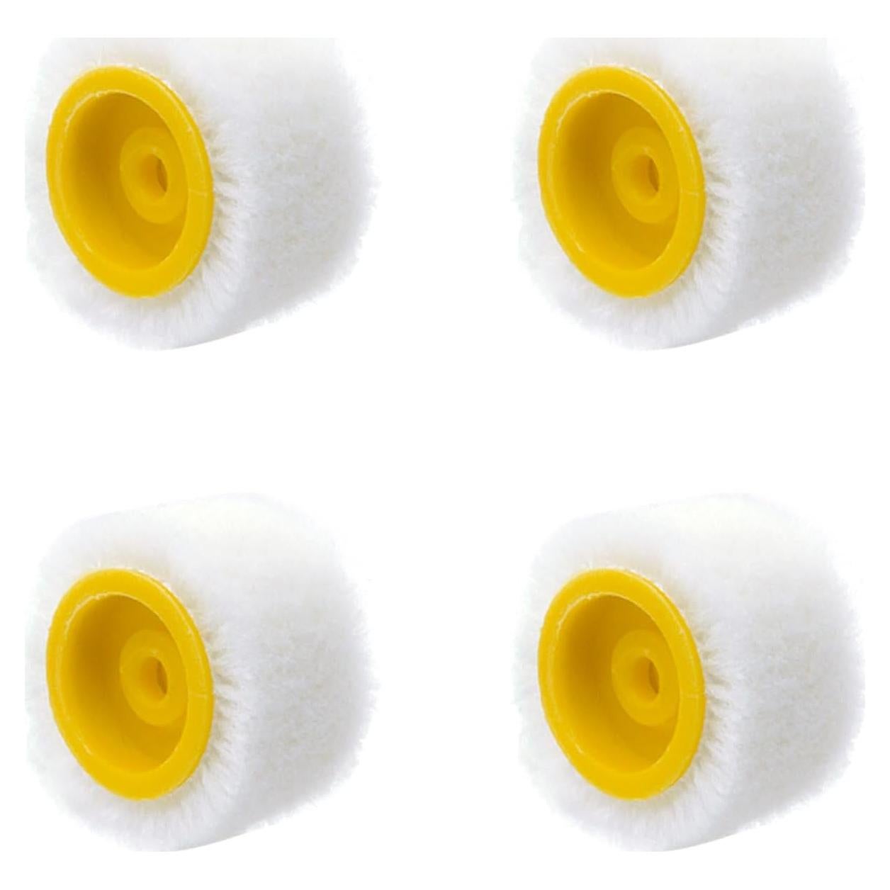 Paquete de 4 Rodillos de Pintura Mini YINARONG 2.5 cm