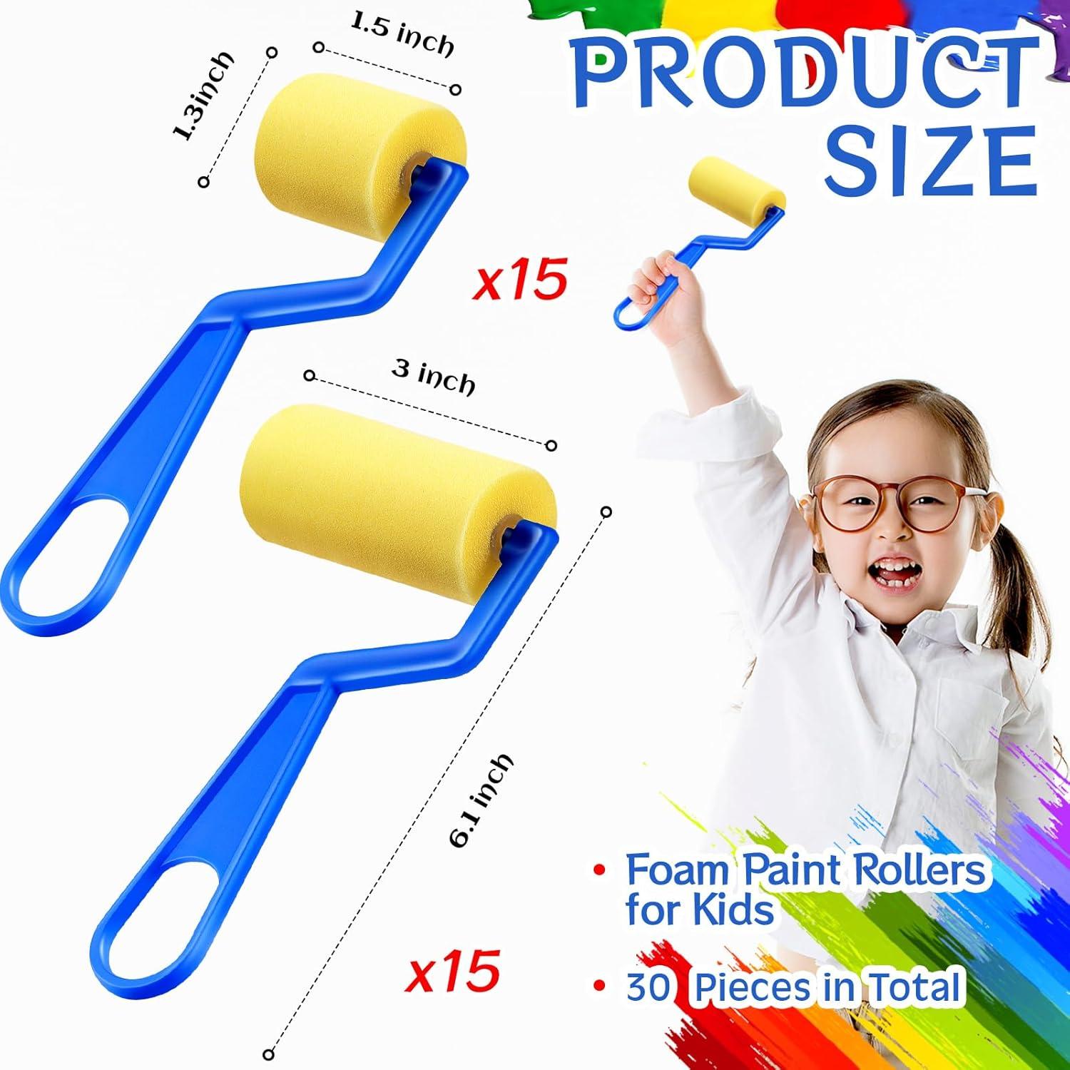 Kit de Brochas de Pintura Tenceur 30 Pcs para Niños