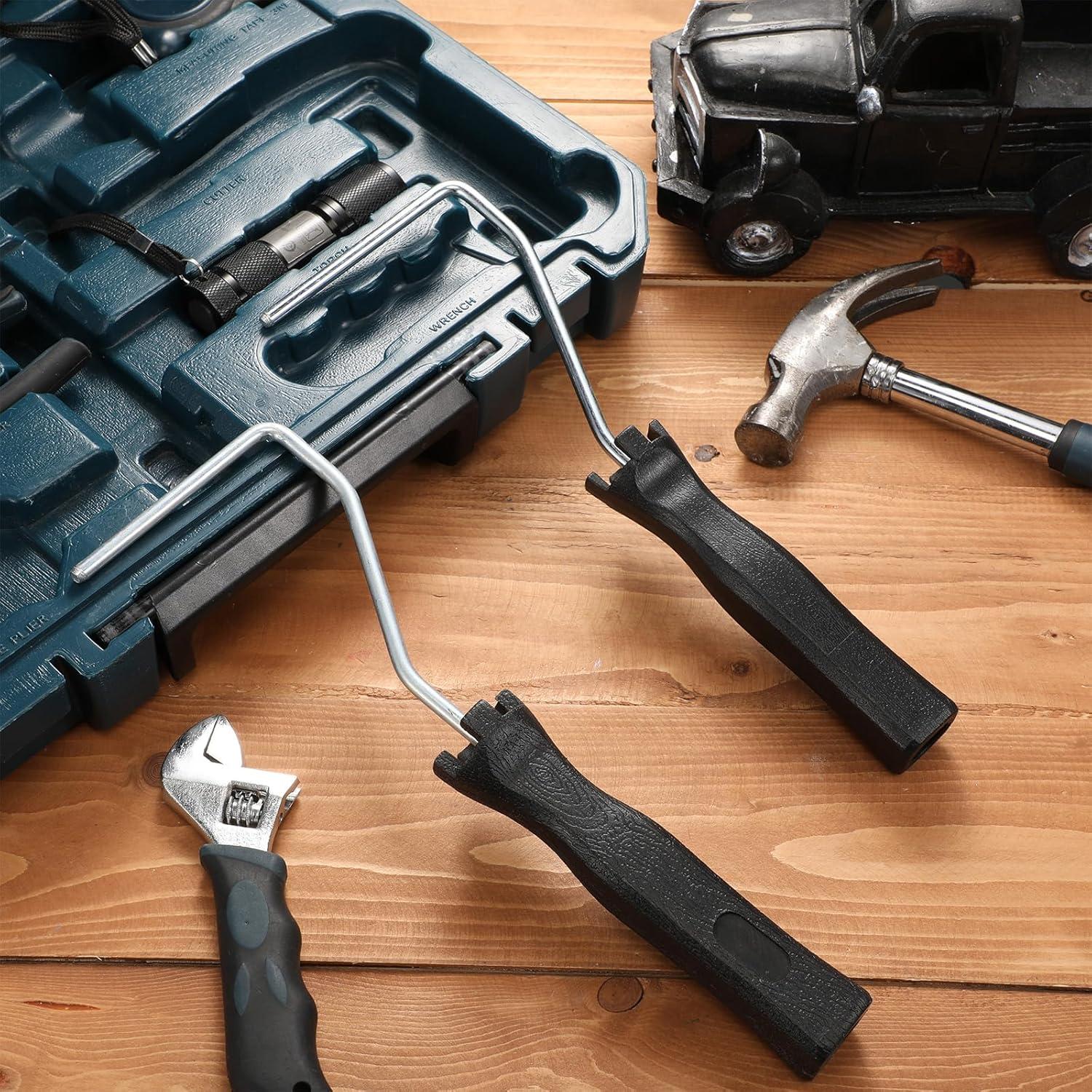 Mini Rodillo de Pintura Baderke 10 Pcs 5.08 cm Negro