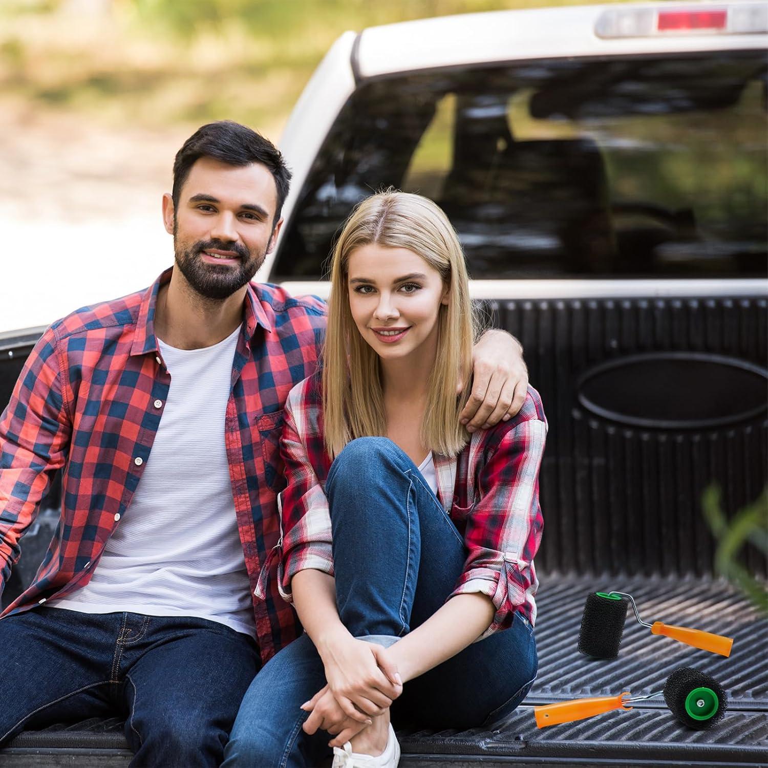 6 Rodillos de Pintura Texturizados 10.16 cm GlikCeil