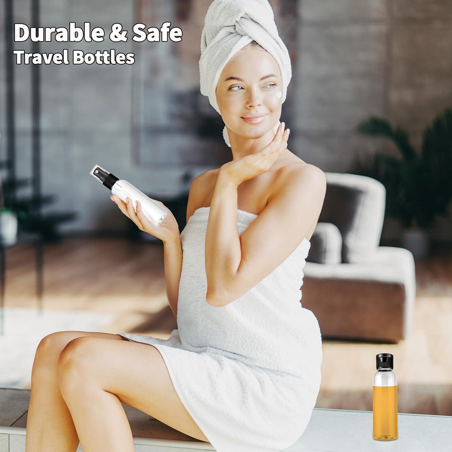 Set de 13 Botellas de Viaje Giloner a Prueba de Fugas 60ml