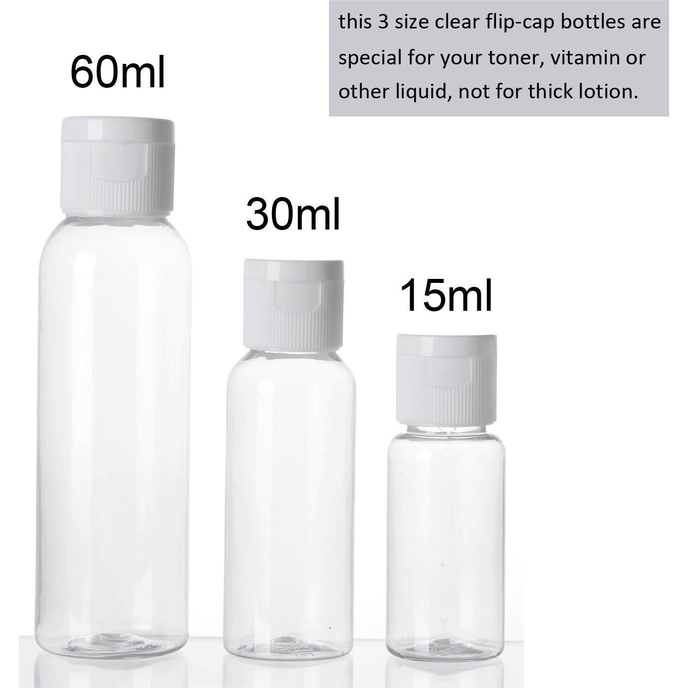 Set de Botellas de Viaje ALINK 16 Piezas Aprobadas TSA